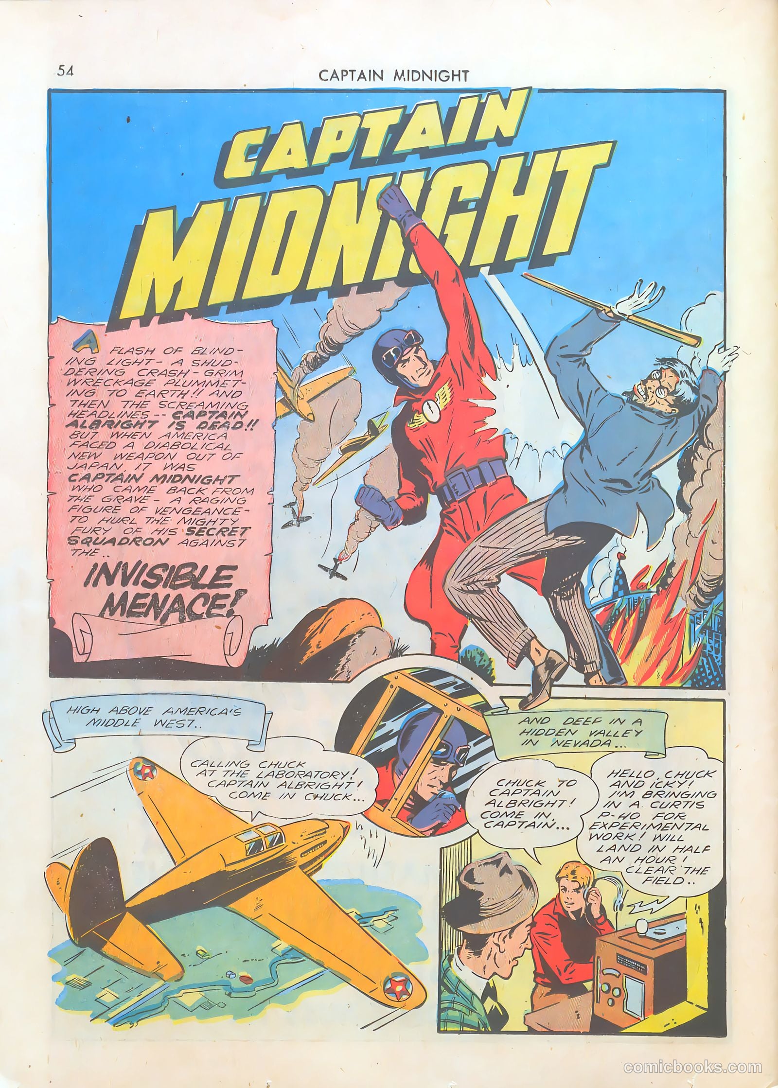Captain Midnight #1 — page 54 of 68