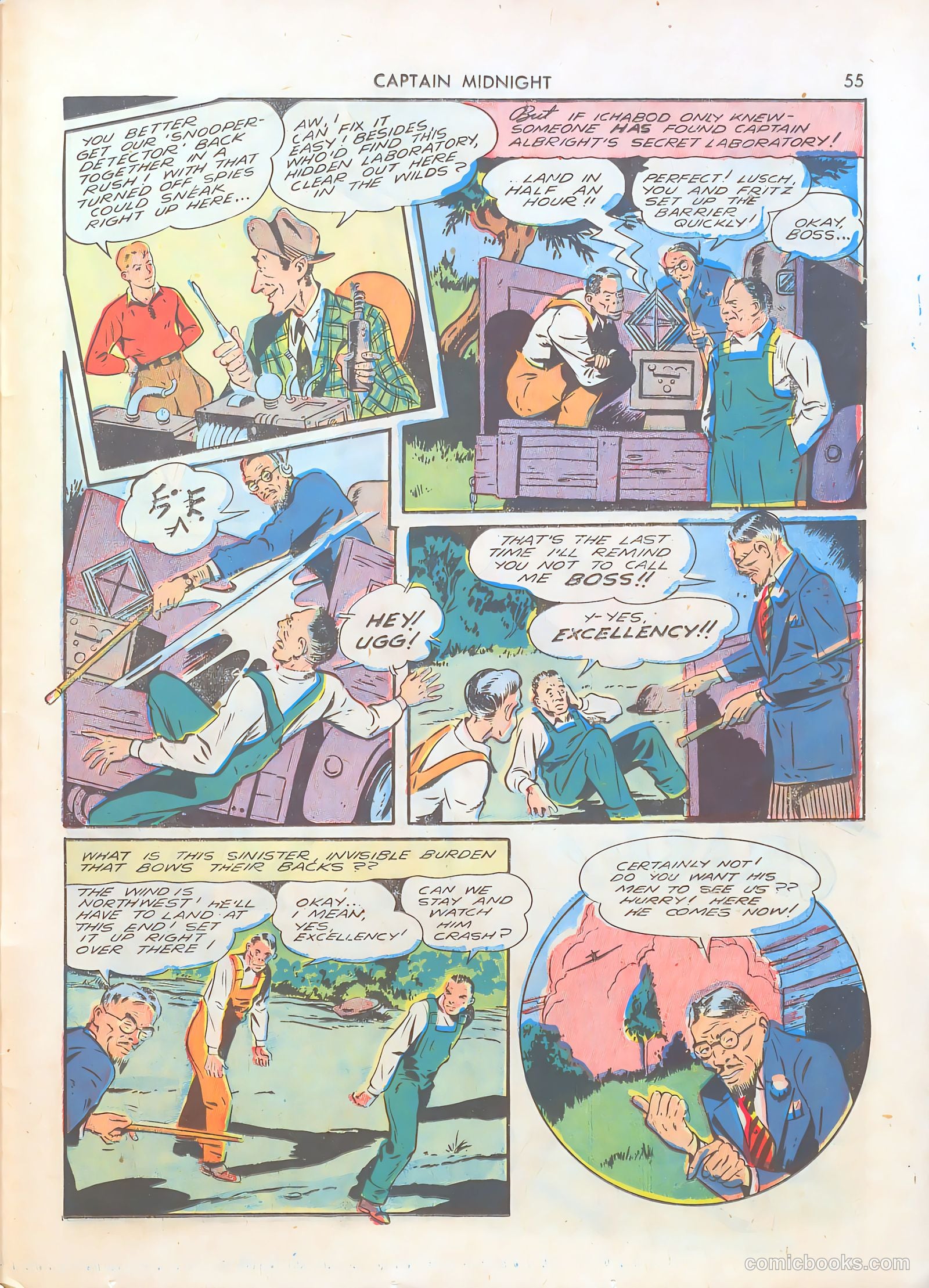 Captain Midnight #1 — page 55 of 68