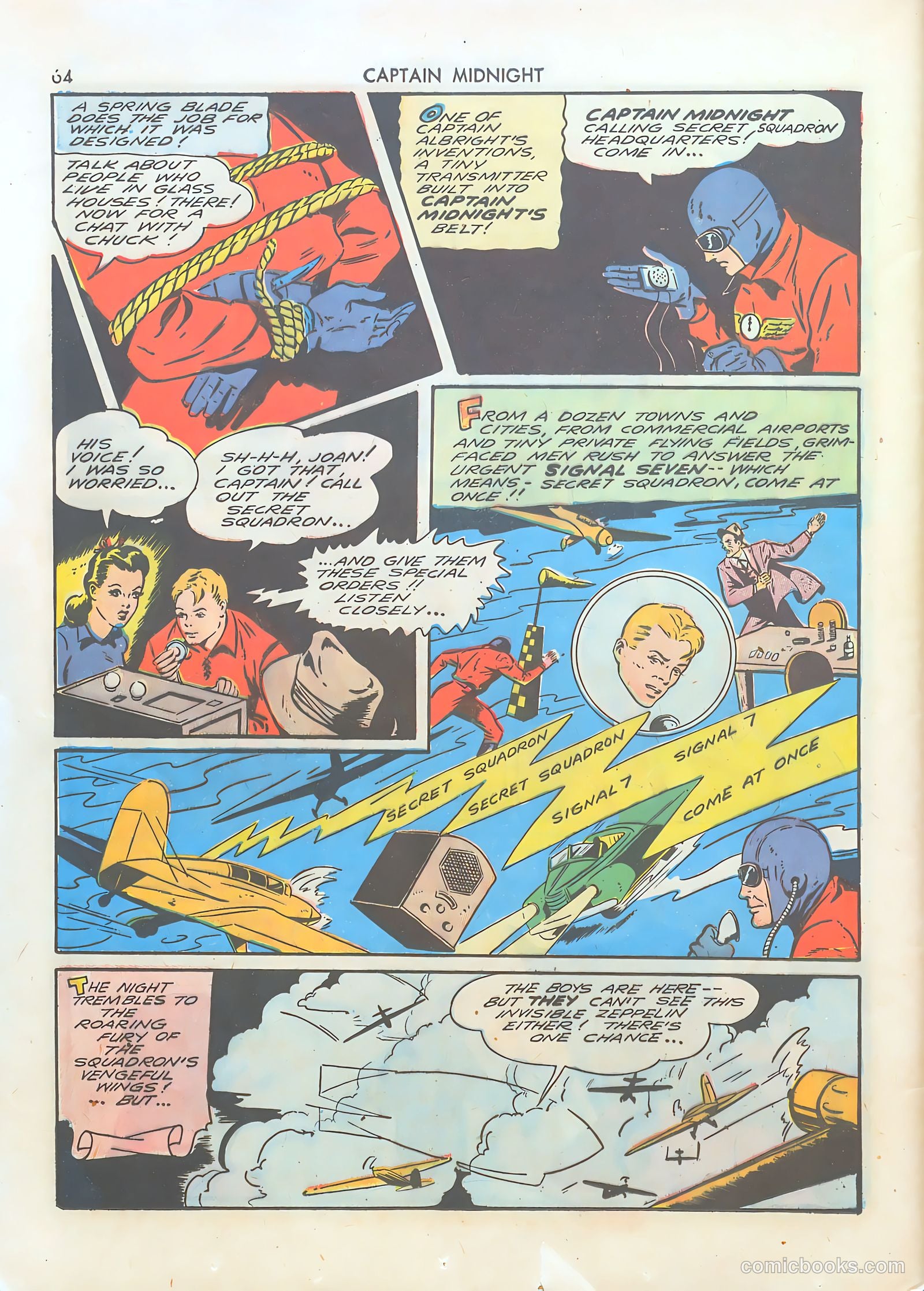 Captain Midnight #1 — page 64 of 68