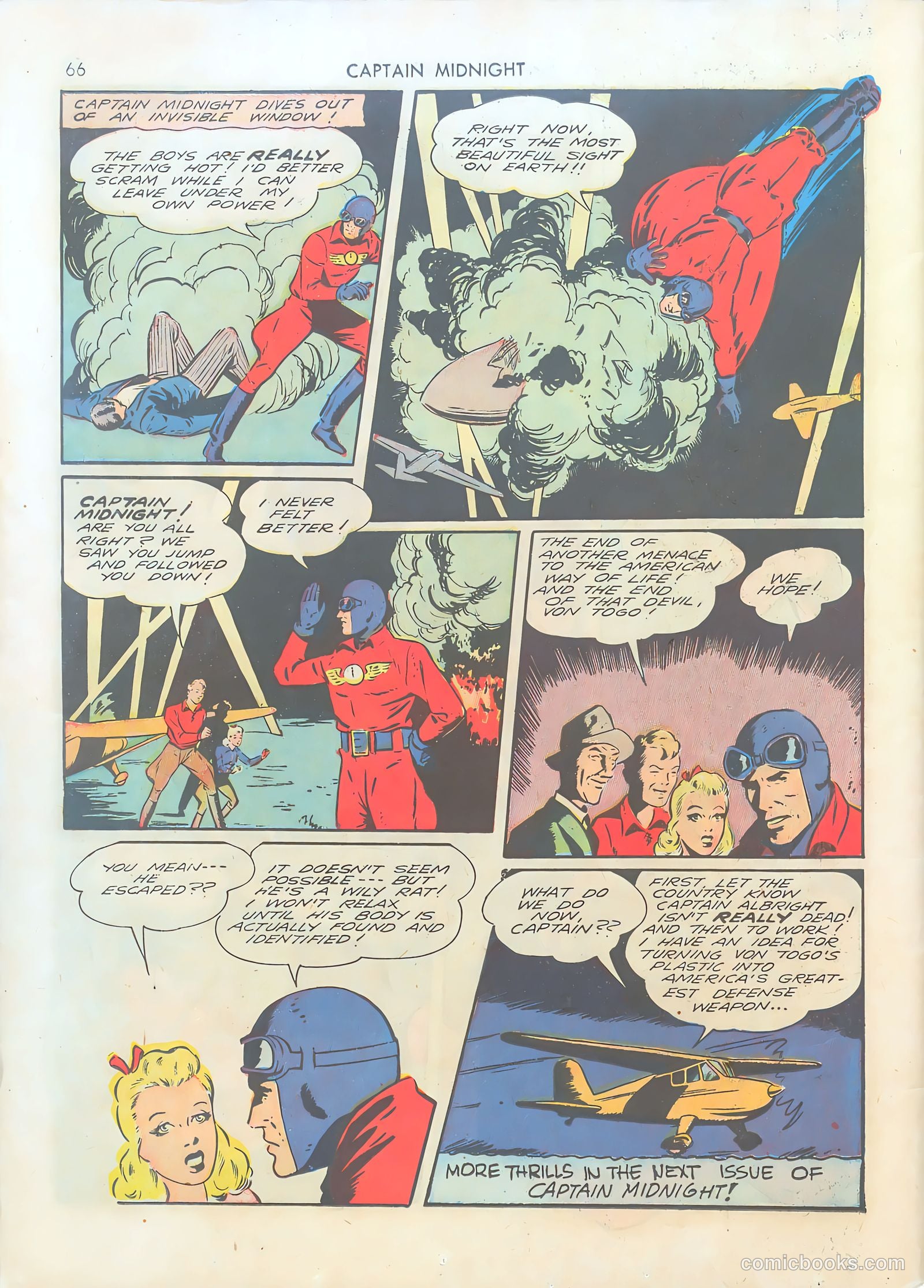 Captain Midnight #1 — page 66 of 68