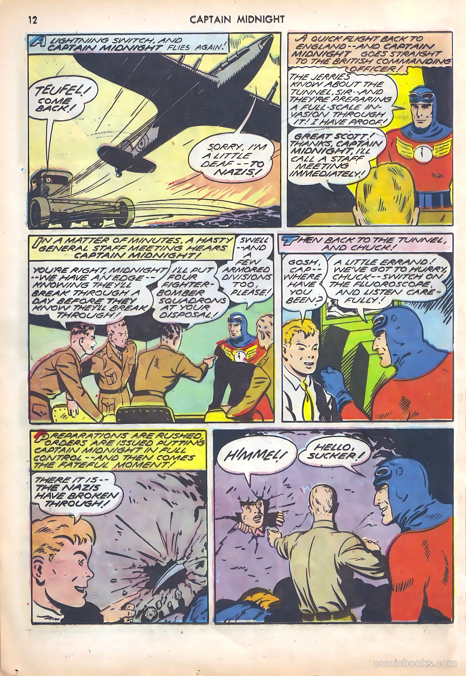 Captain Midnight #10 — page 12 of 68