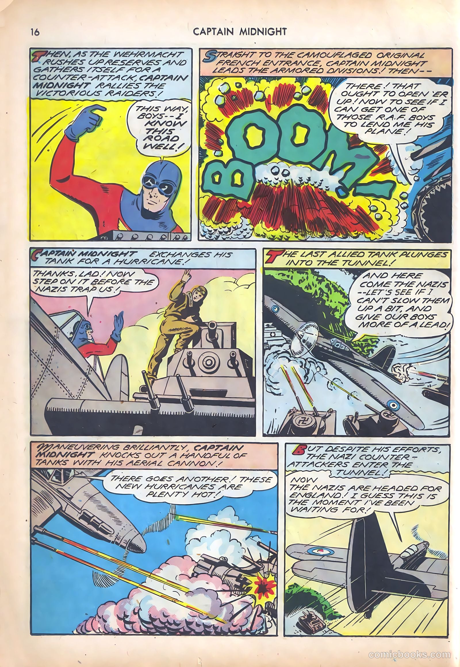 Captain Midnight #10 — page 16 of 68