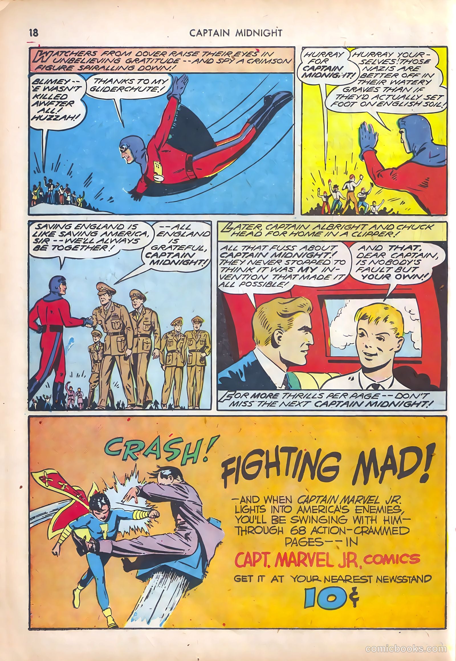 Captain Midnight #10 — page 18 of 68