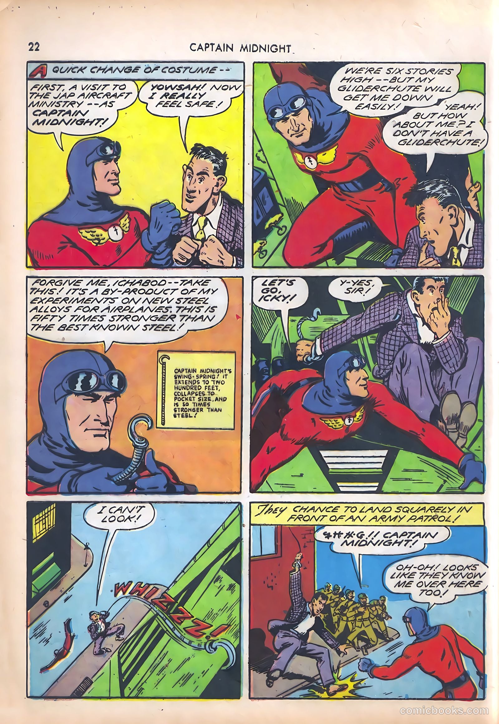 Captain Midnight #10 — page 22 of 68