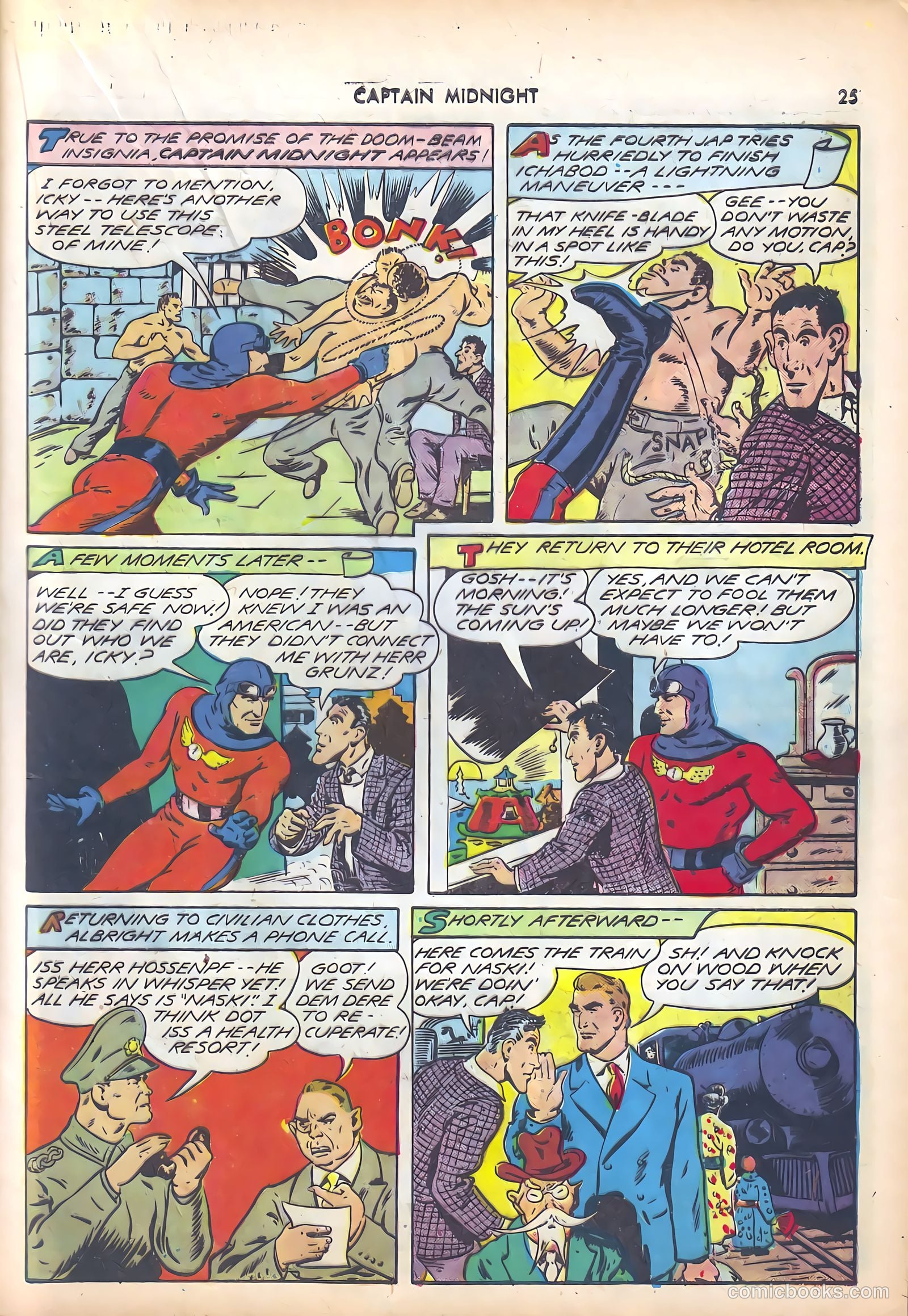 Captain Midnight #10 — page 25 of 68