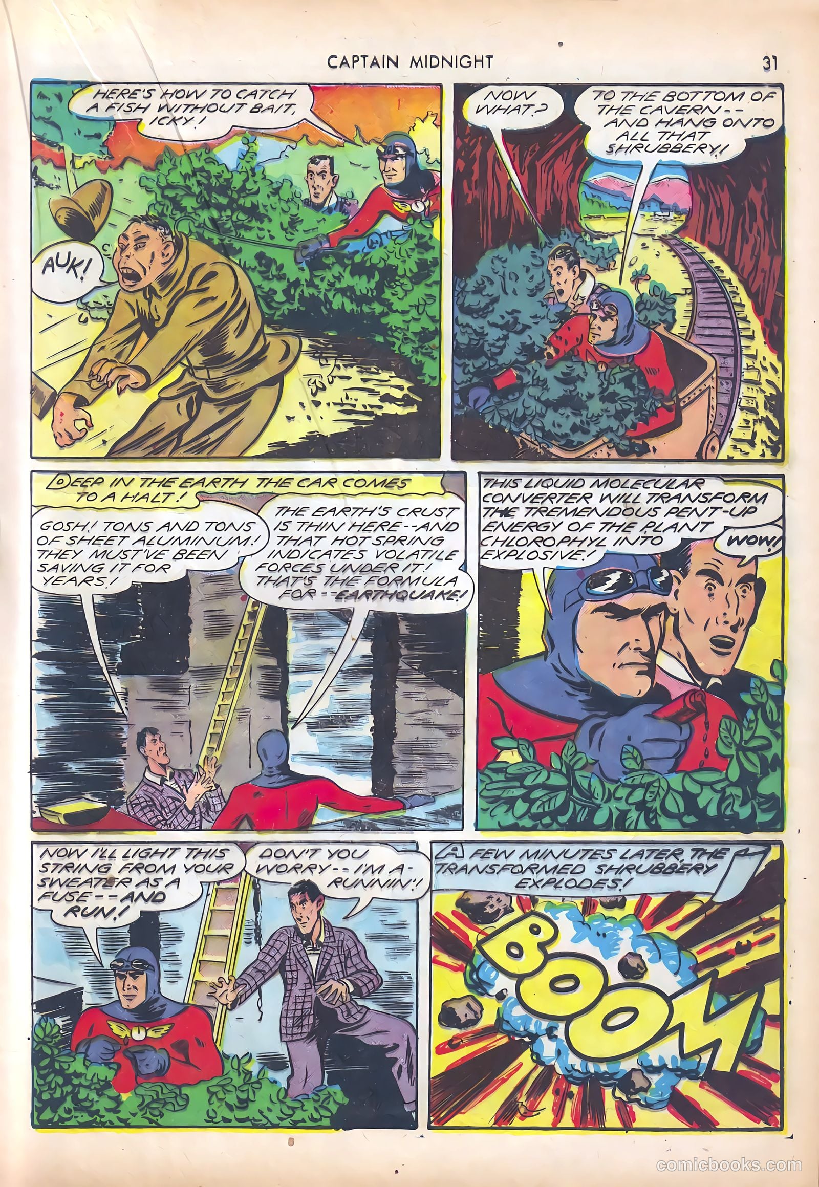 Captain Midnight #10 — page 31 of 68