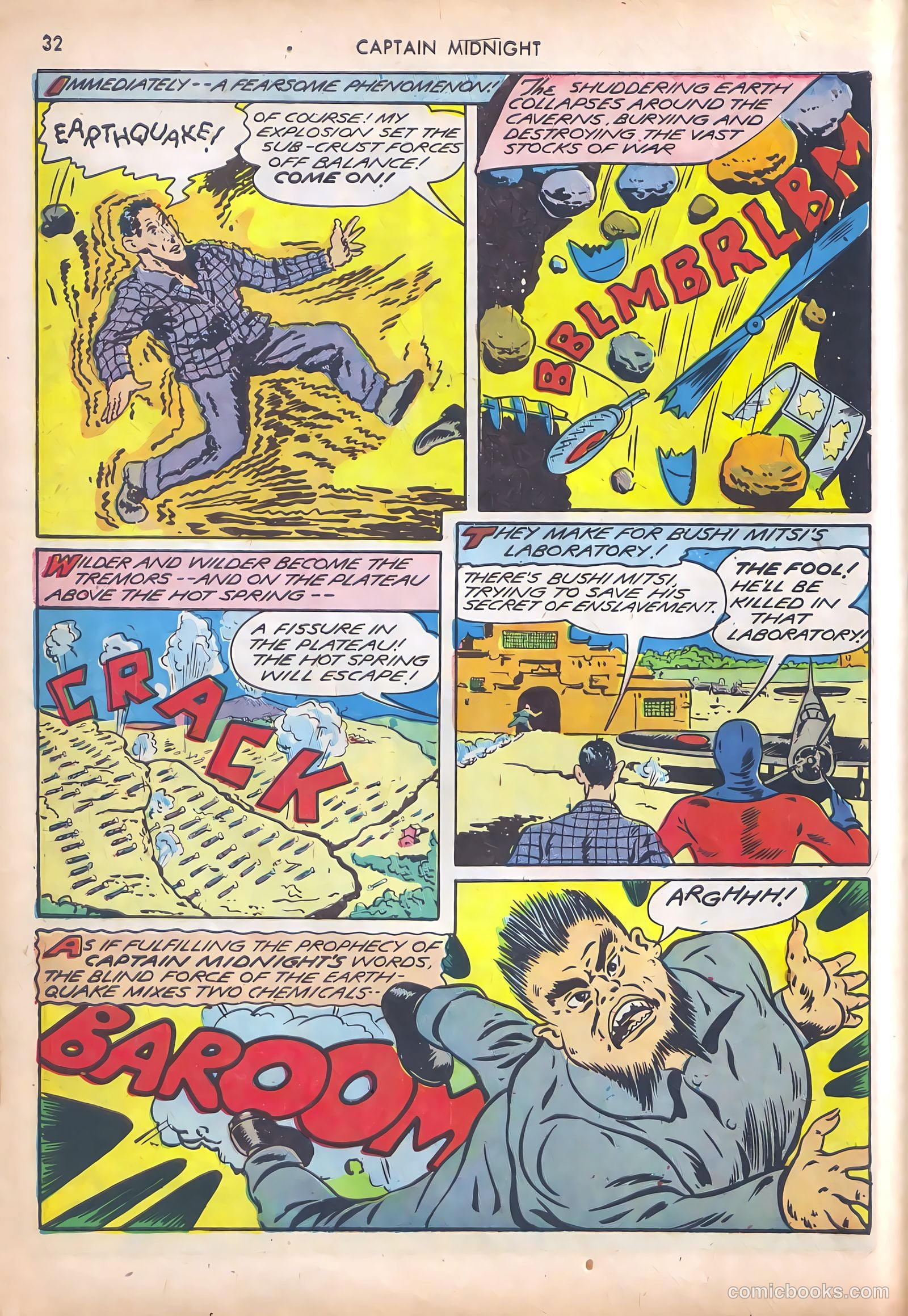 Captain Midnight #10 — page 32 of 68