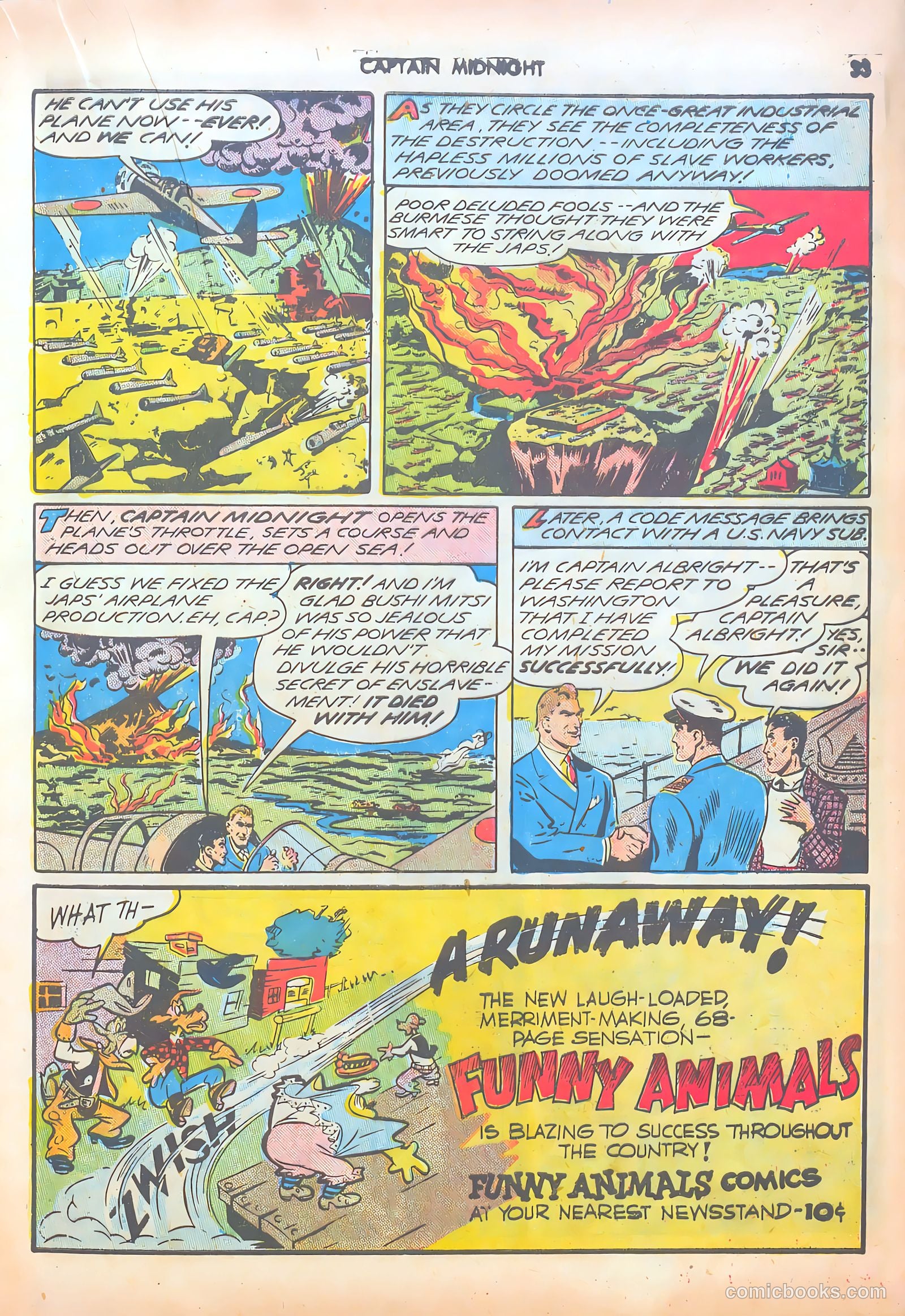 Captain Midnight #10 — page 33 of 68