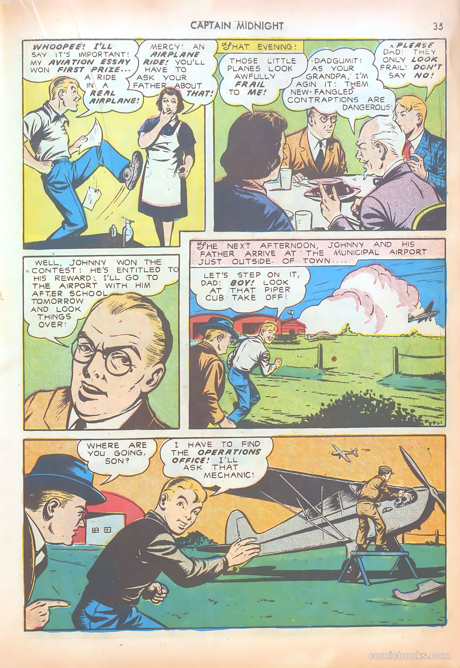 Captain Midnight #10 — page 35 of 68
