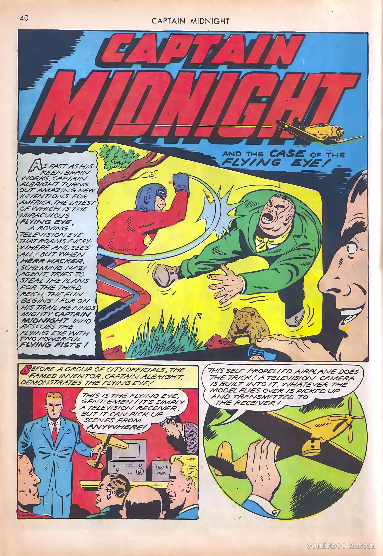 Captain Midnight #10 — page 40 of 68