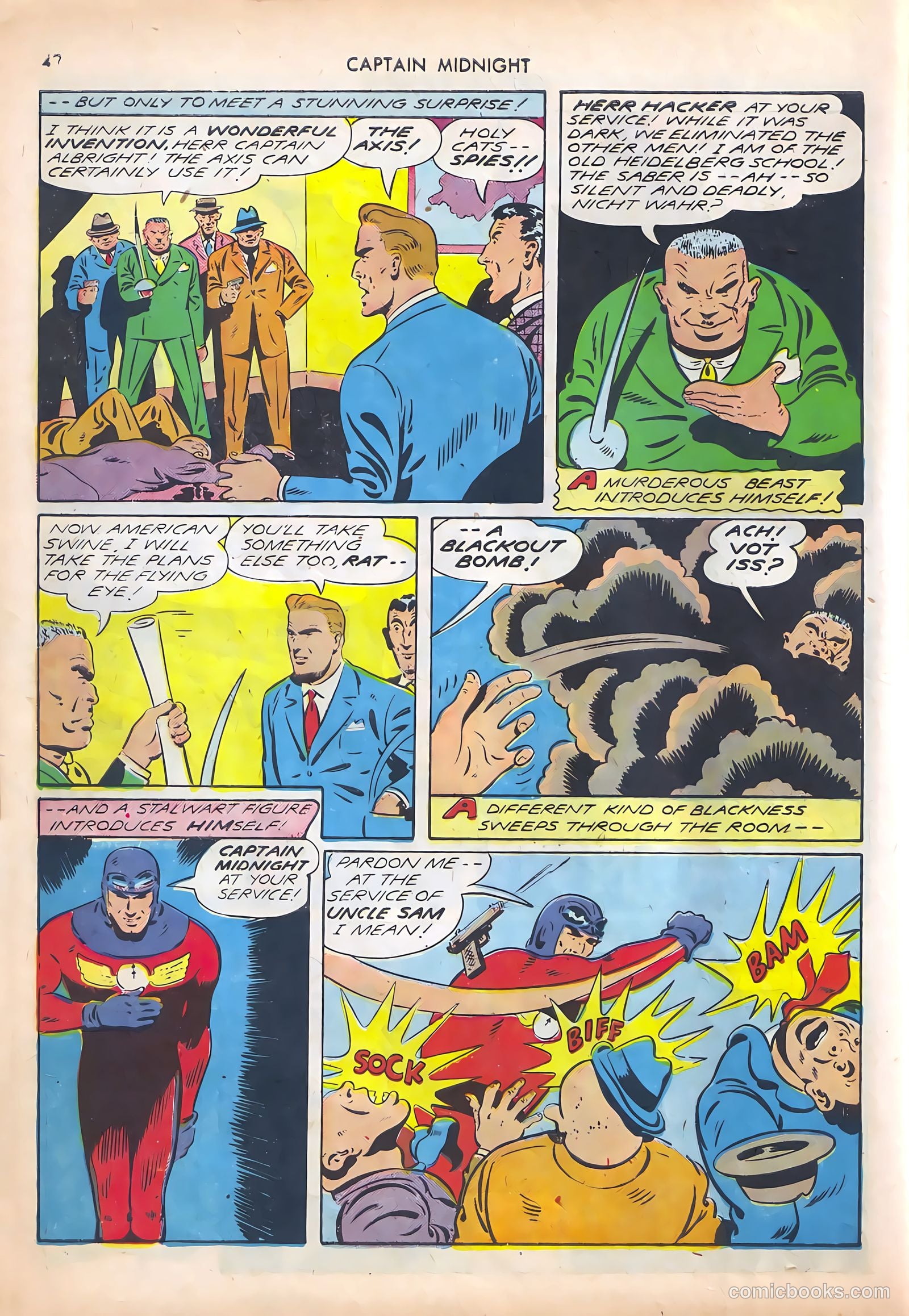 Captain Midnight #10 — page 42 of 68