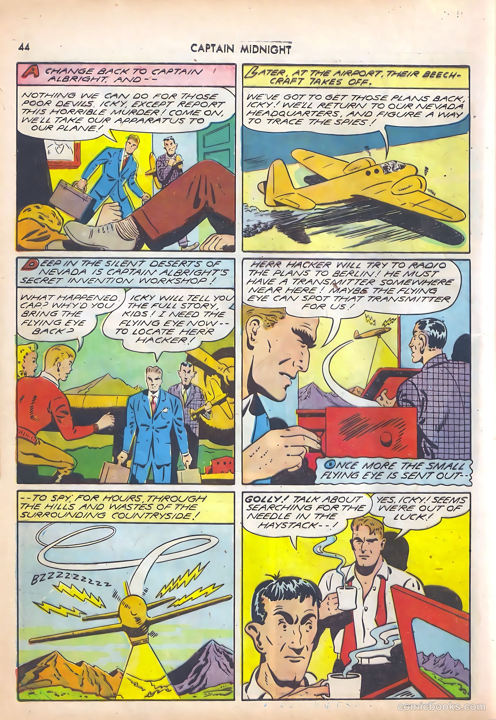 Captain Midnight #10 — page 44 of 68
