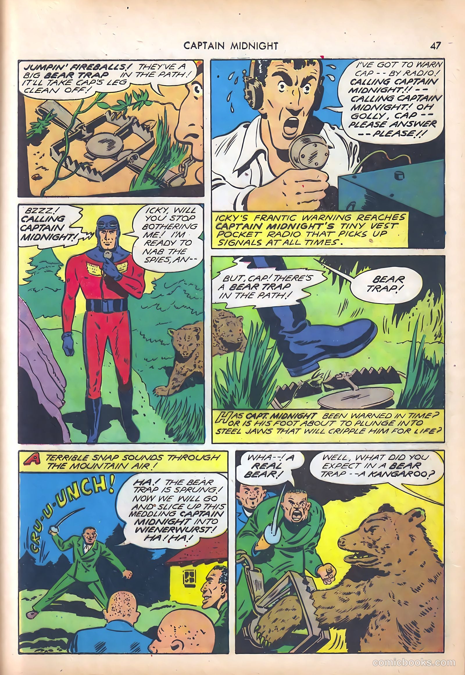 Captain Midnight #10 — page 47 of 68