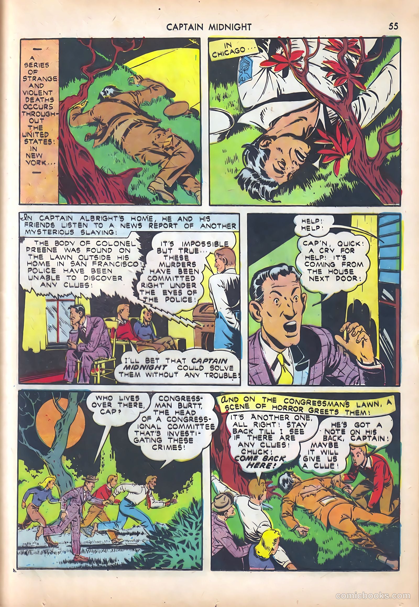 Captain Midnight #10 — page 55 of 68