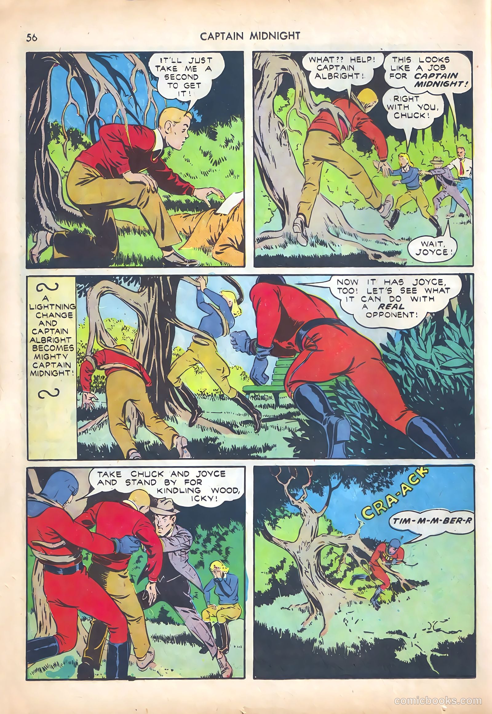 Captain Midnight #10 — page 56 of 68