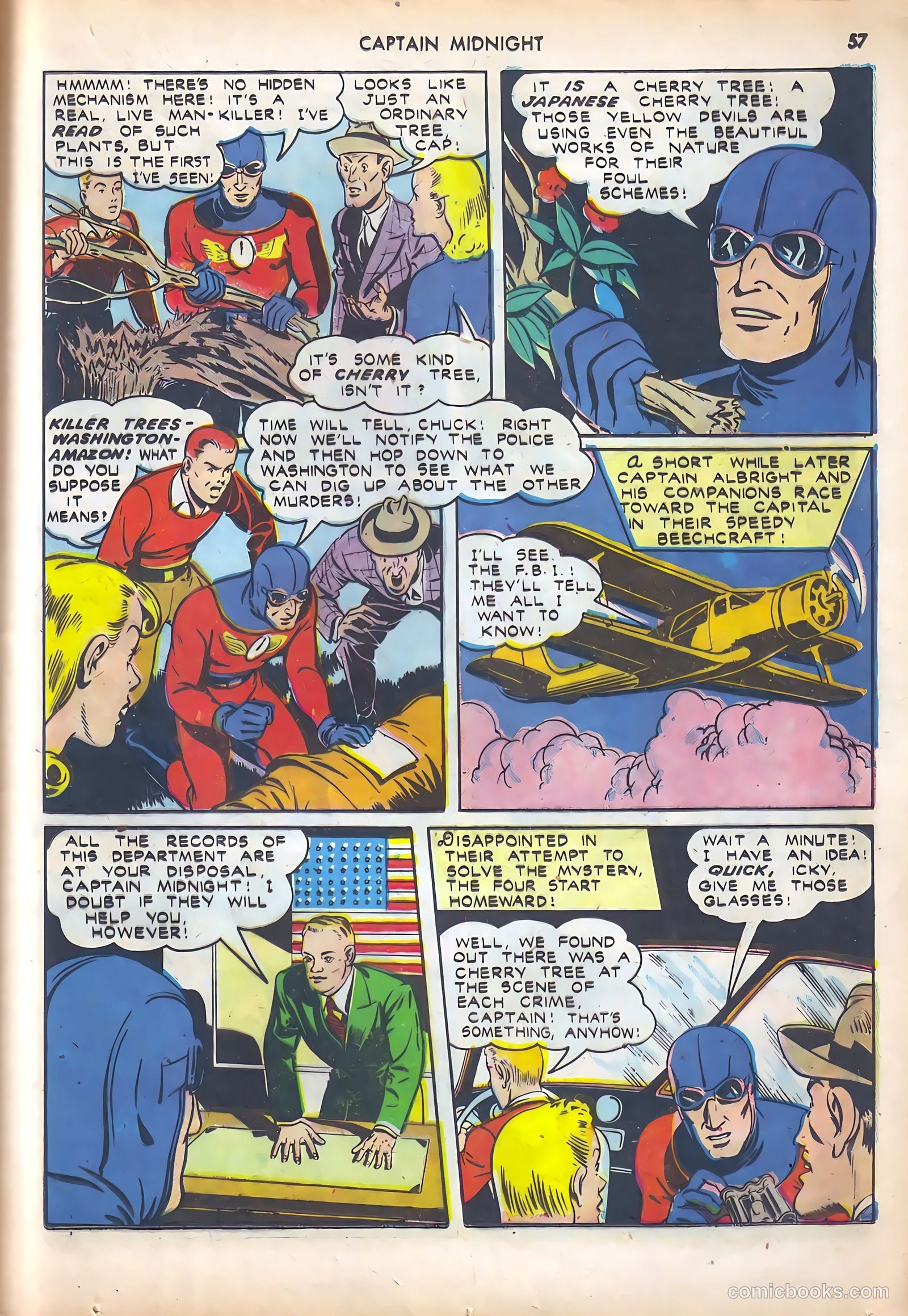 Captain Midnight #10 — page 57 of 68