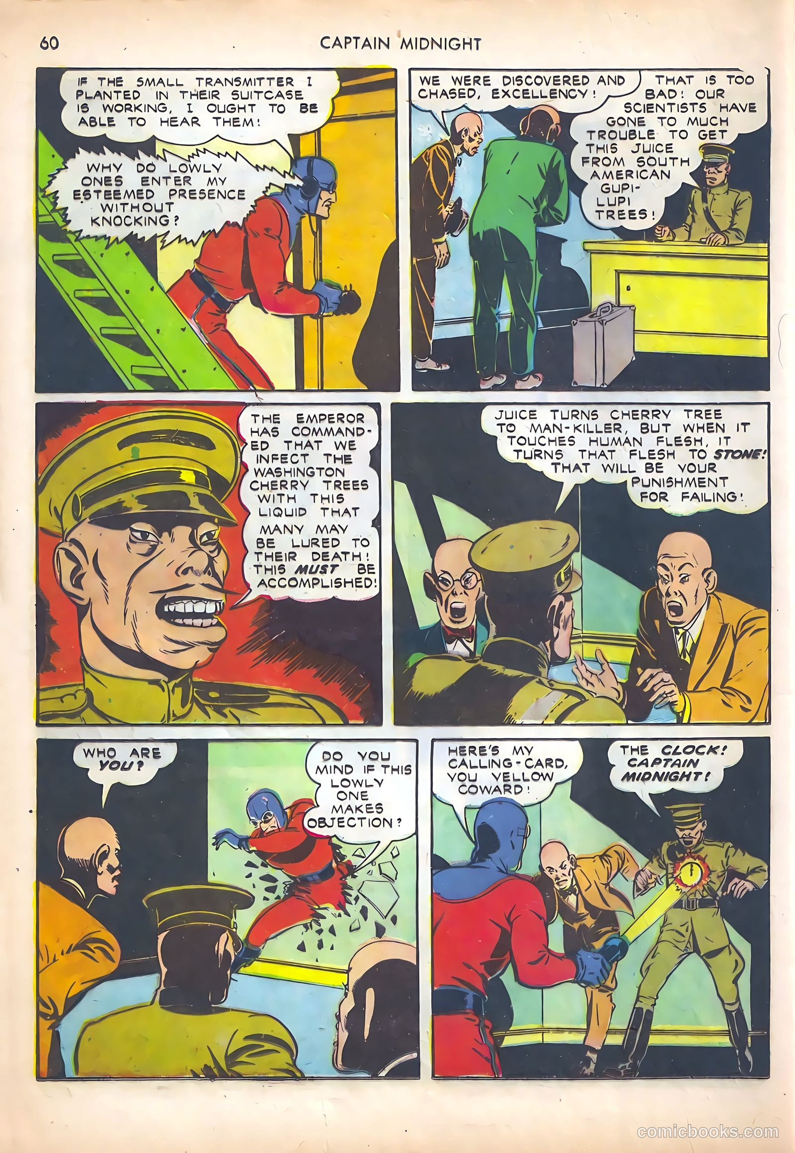 Captain Midnight #10 — page 60 of 68