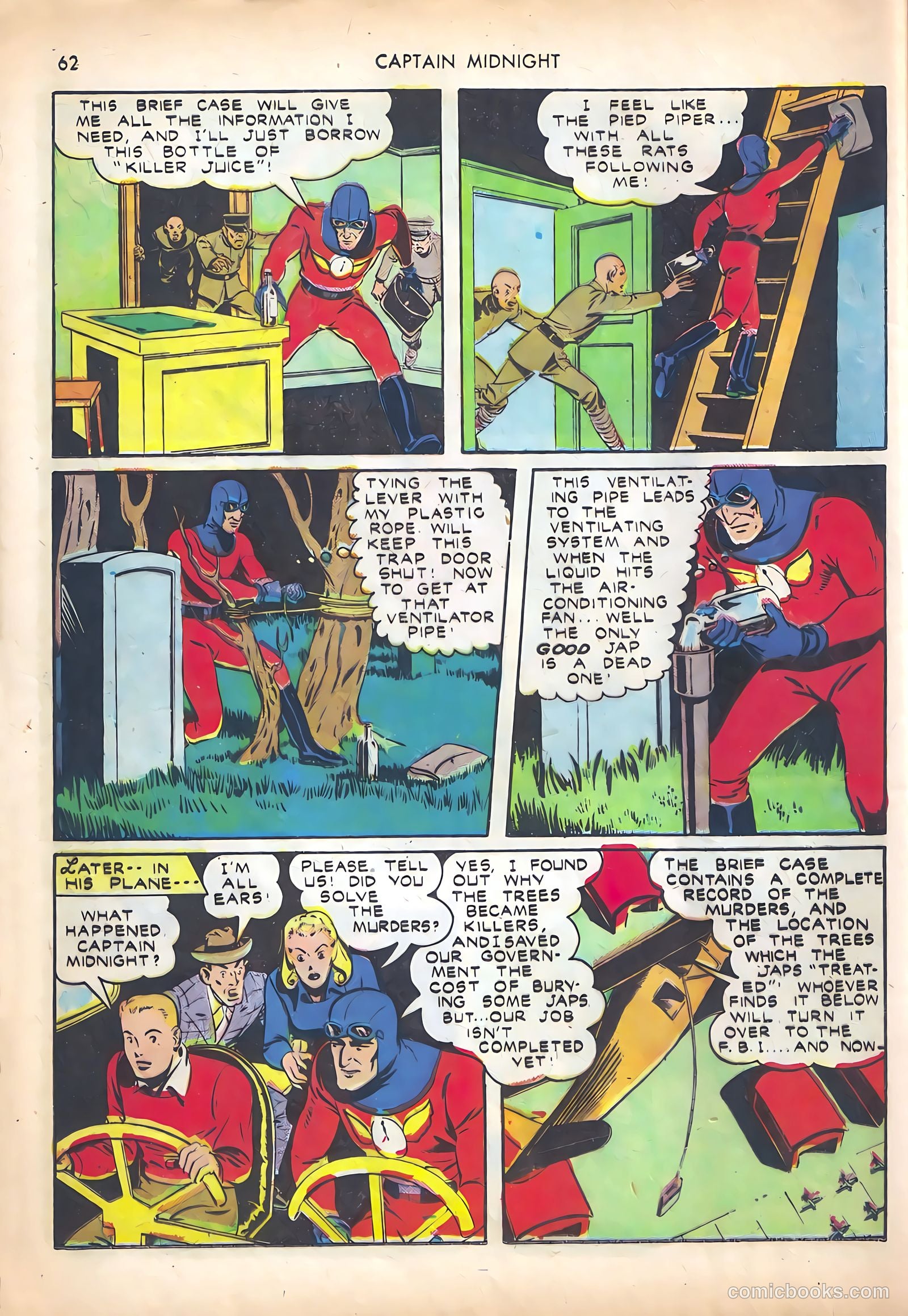 Captain Midnight #10 — page 62 of 68