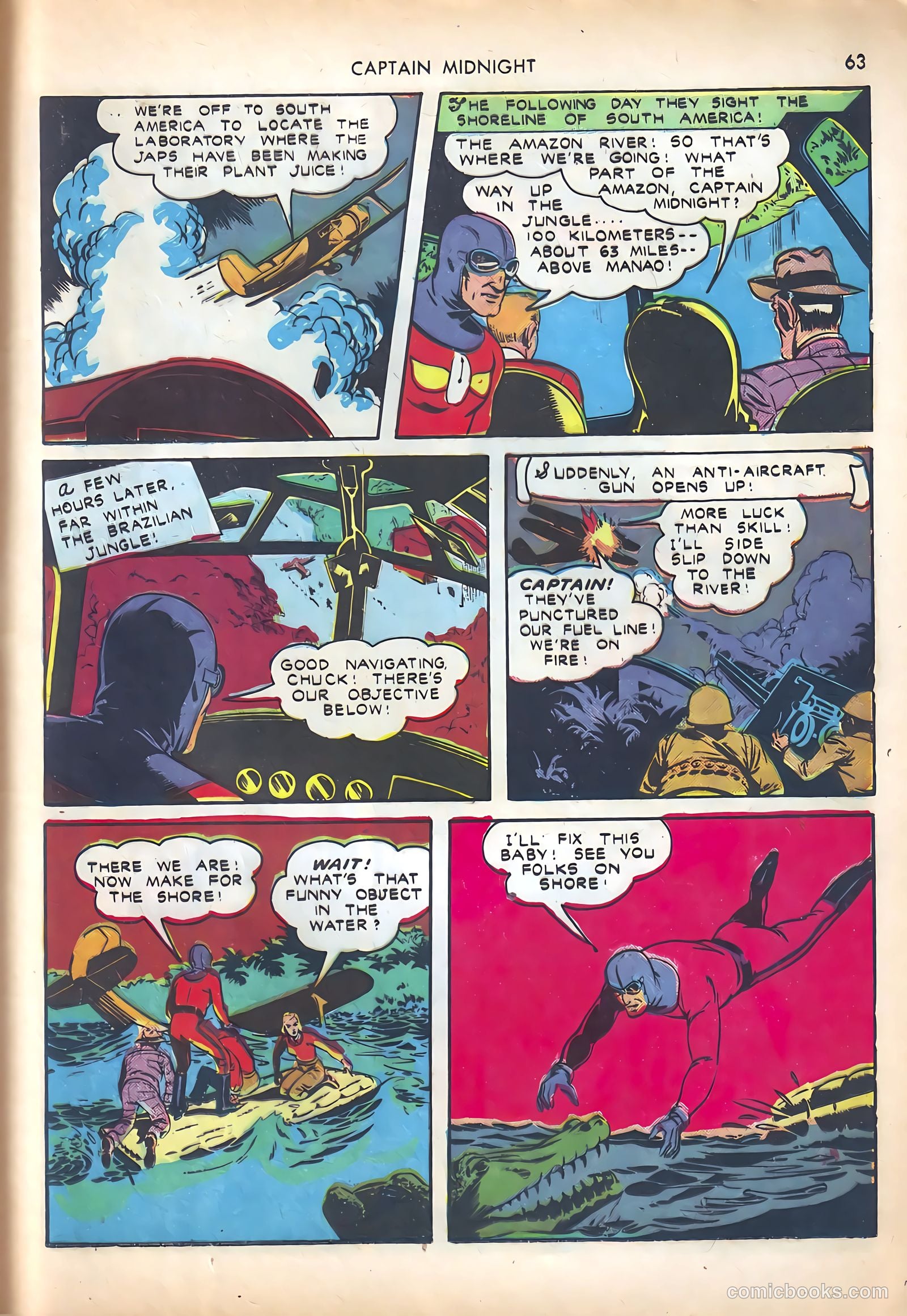 Captain Midnight #10 — page 63 of 68
