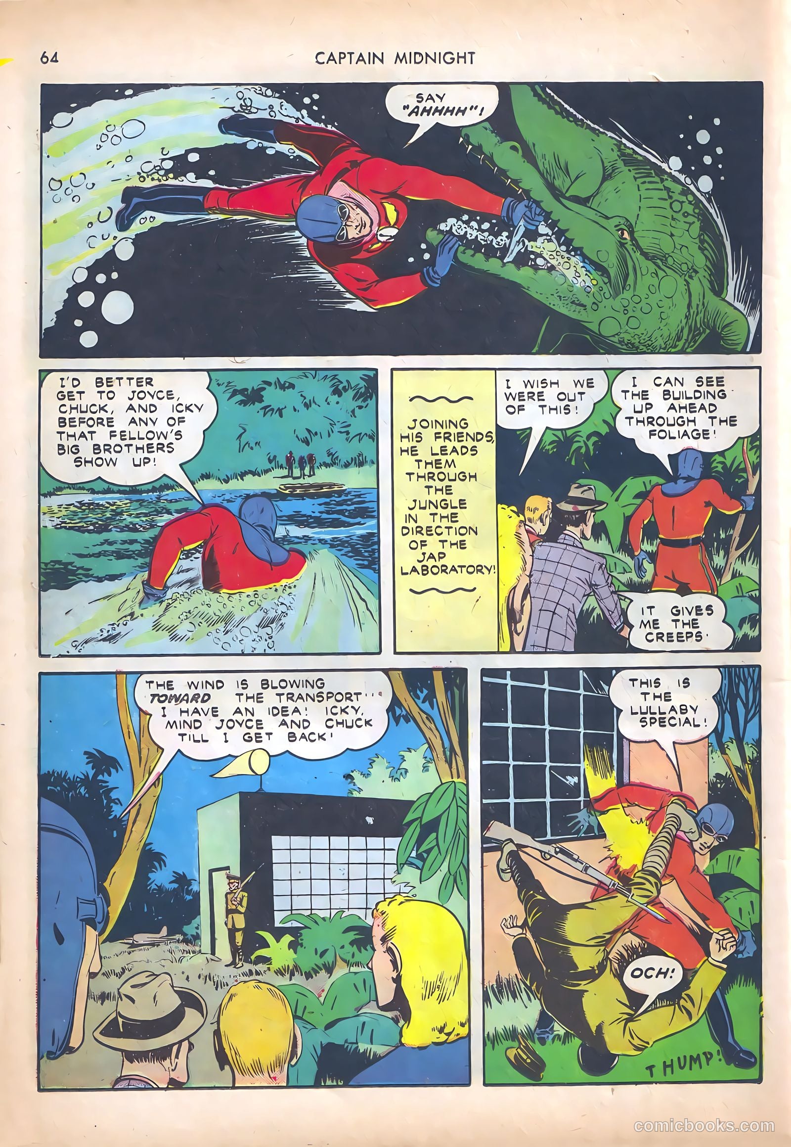 Captain Midnight #10 — page 64 of 68