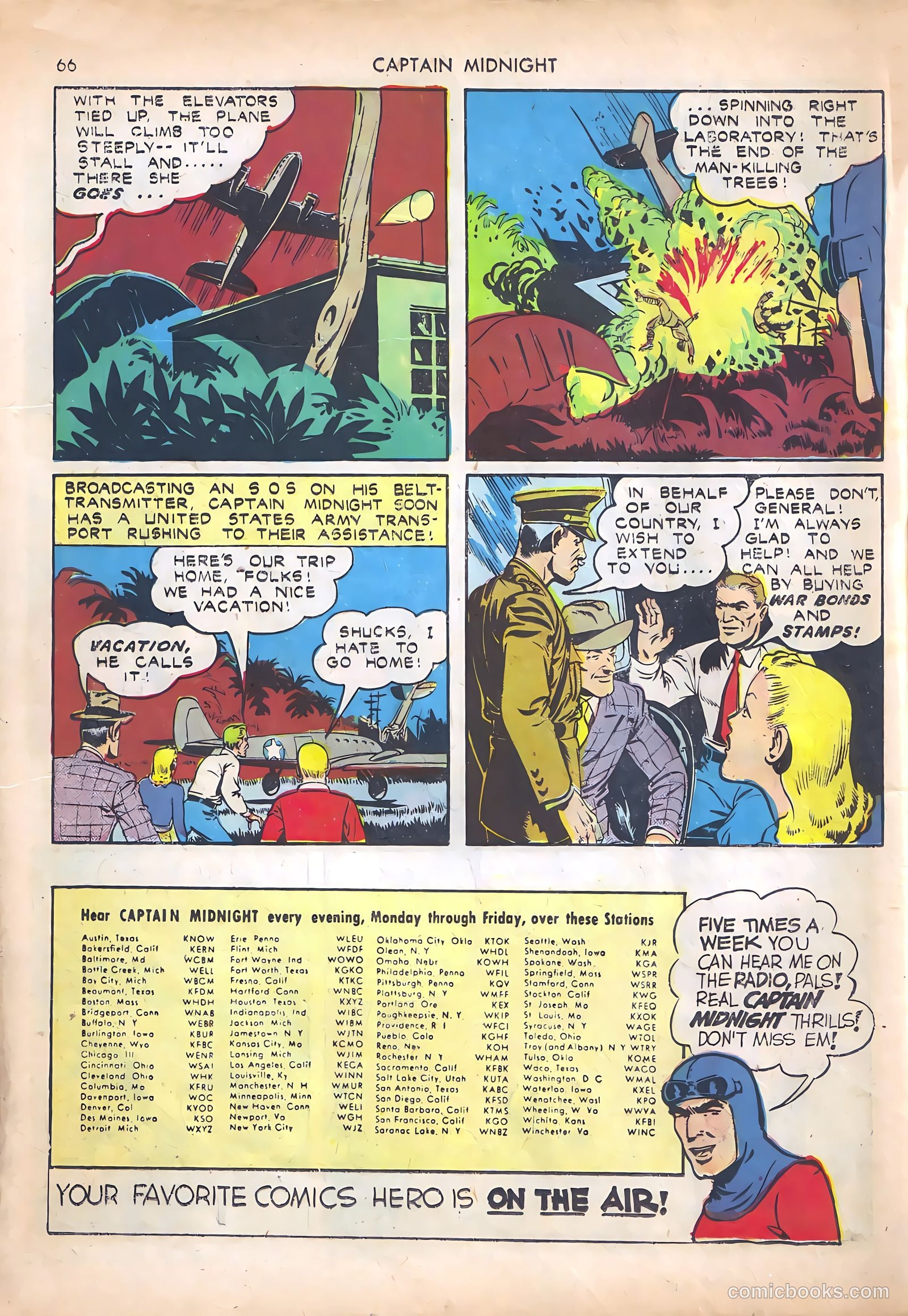 Captain Midnight #10 — page 66 of 68