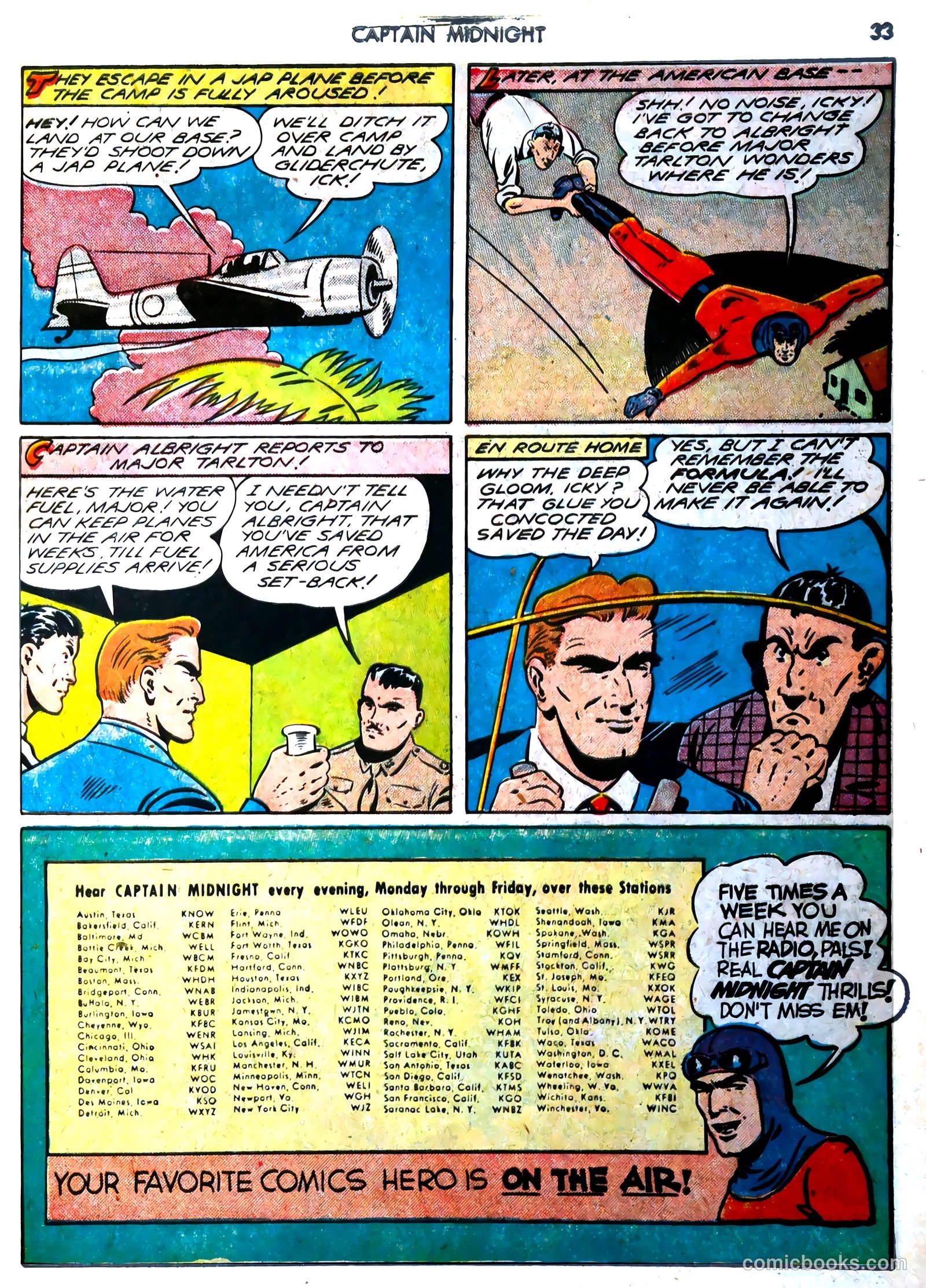 Captain Midnight #11 — page 32 of 67