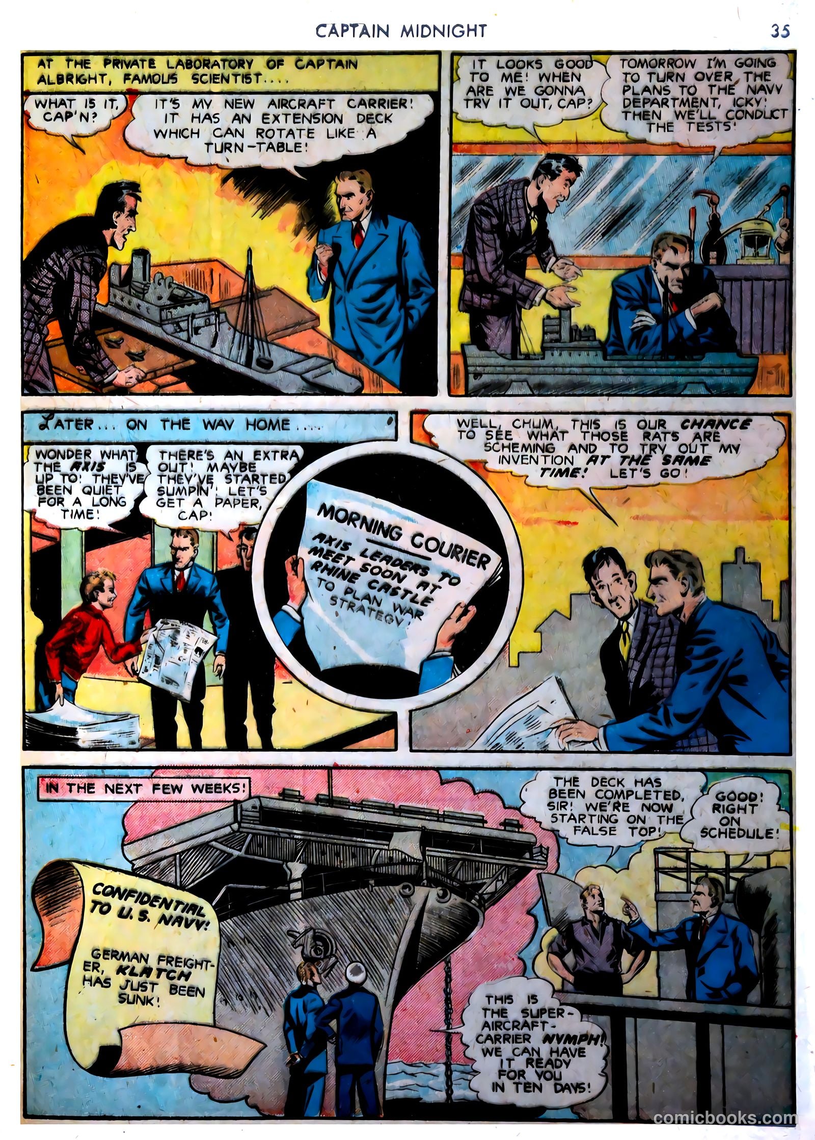 Captain Midnight #11 — page 34 of 67