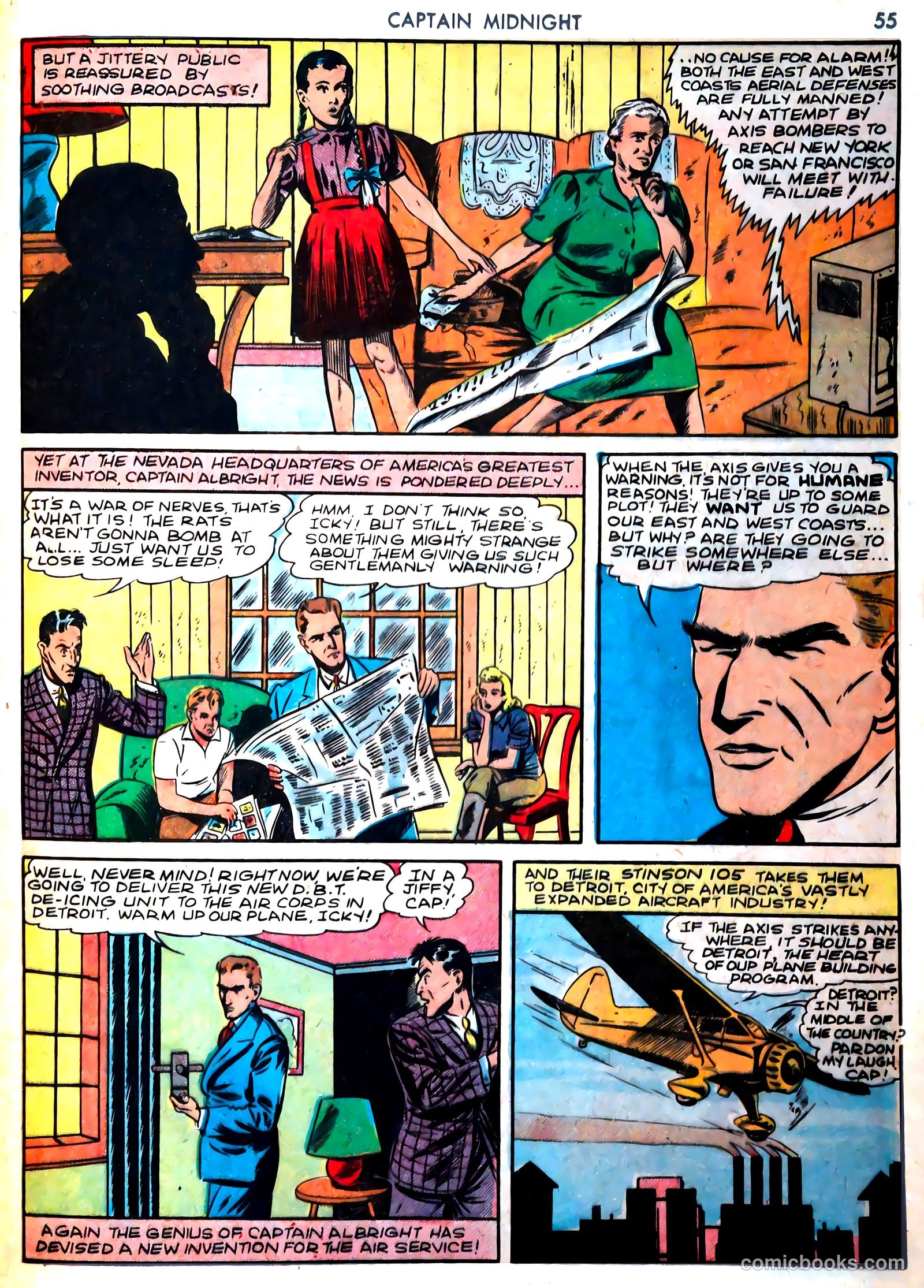 Captain Midnight #11 — page 54 of 67