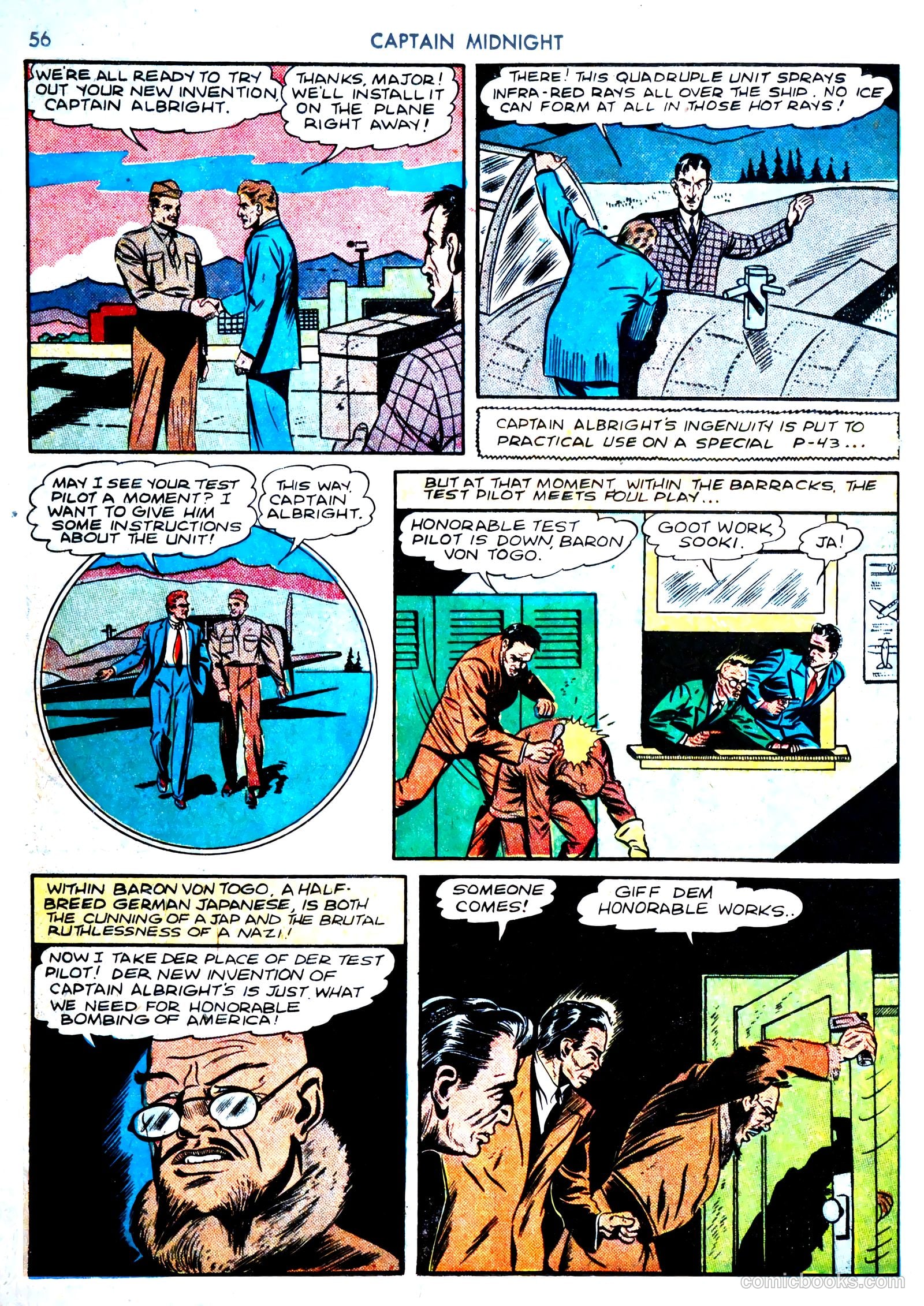 Captain Midnight #11 — page 55 of 67
