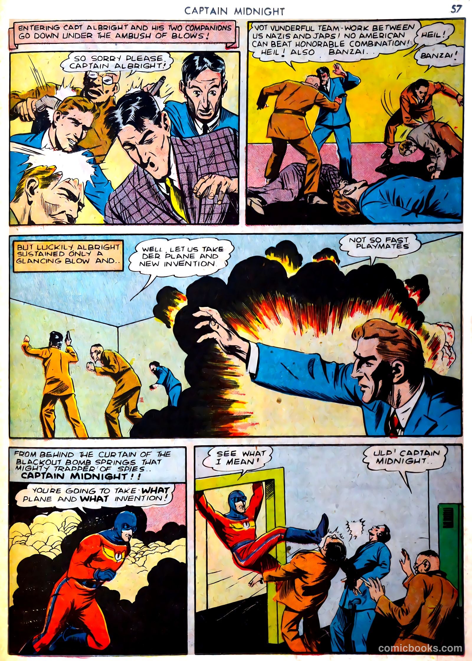 Captain Midnight #11 — page 56 of 67