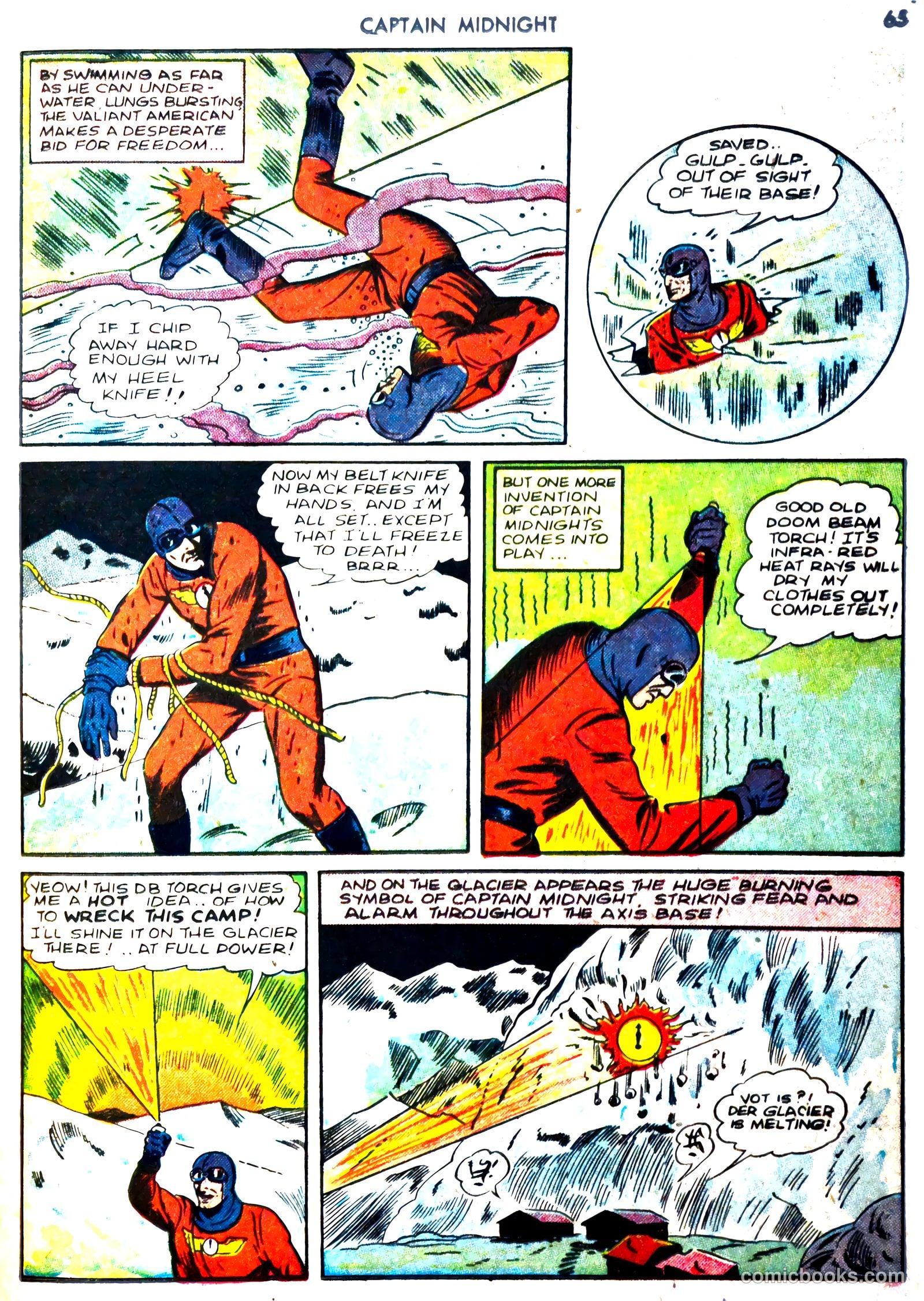 Captain Midnight #11 — page 64 of 67
