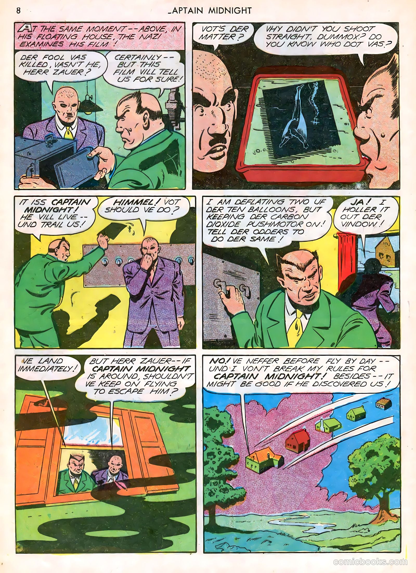 Captain Midnight #12 — page 8 of 68