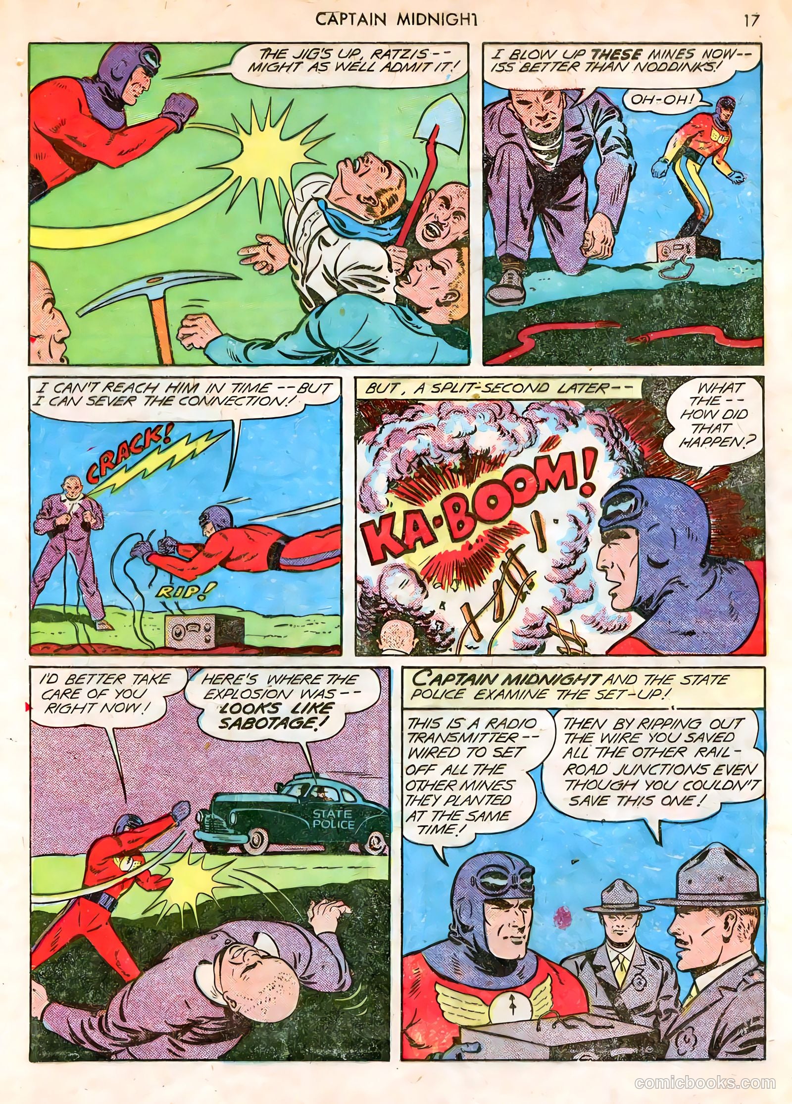 Captain Midnight #12 — page 17 of 68