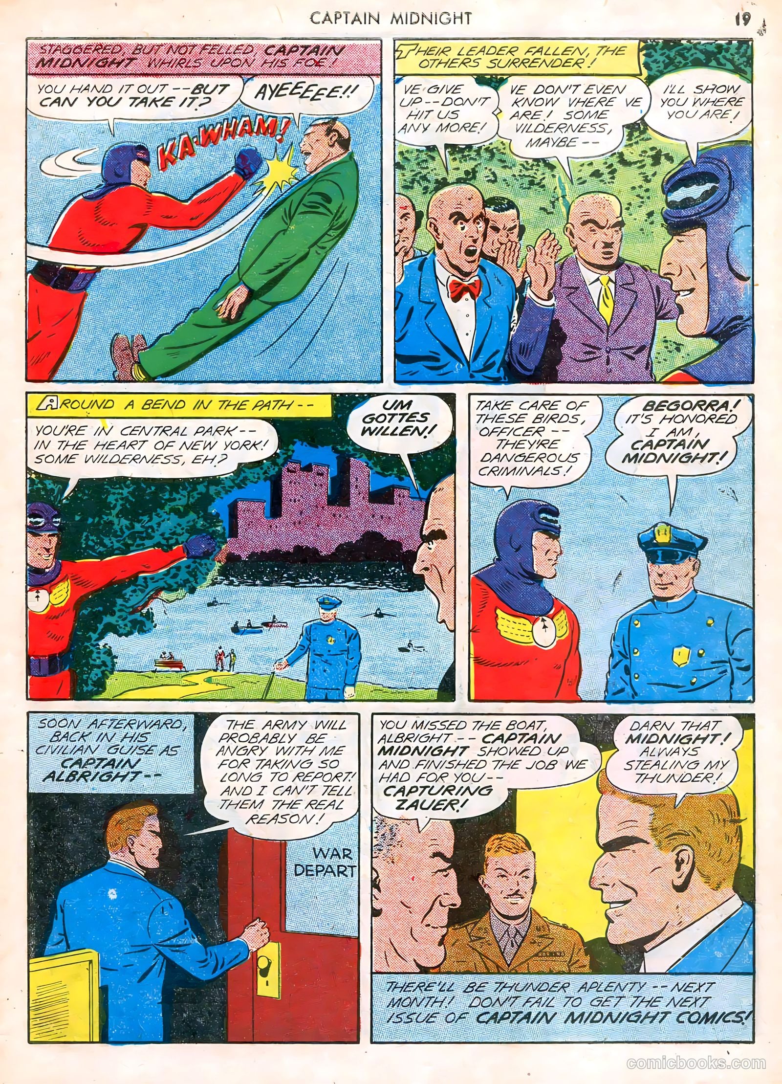 Captain Midnight #12 — page 19 of 68