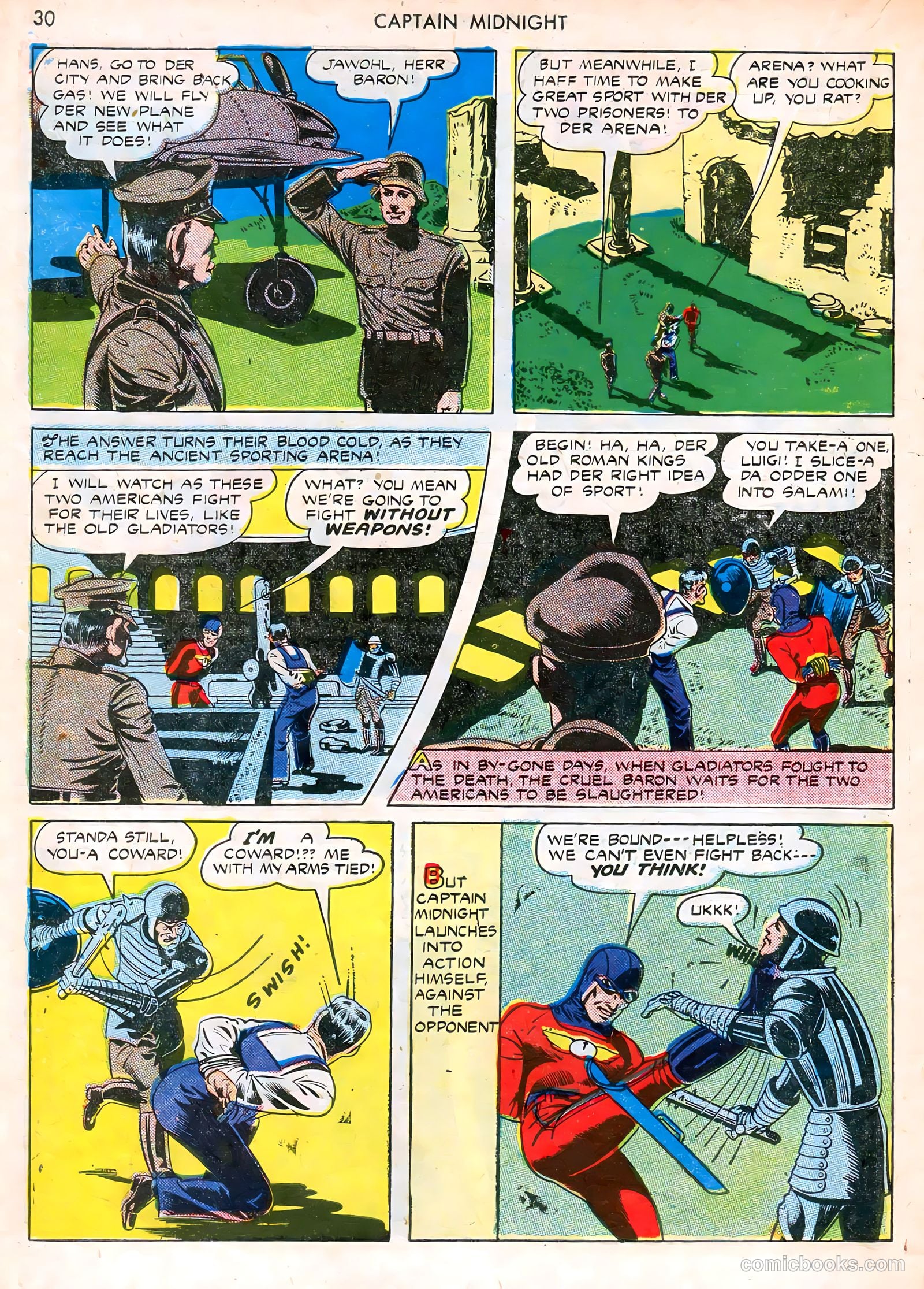 Captain Midnight #12 — page 30 of 68