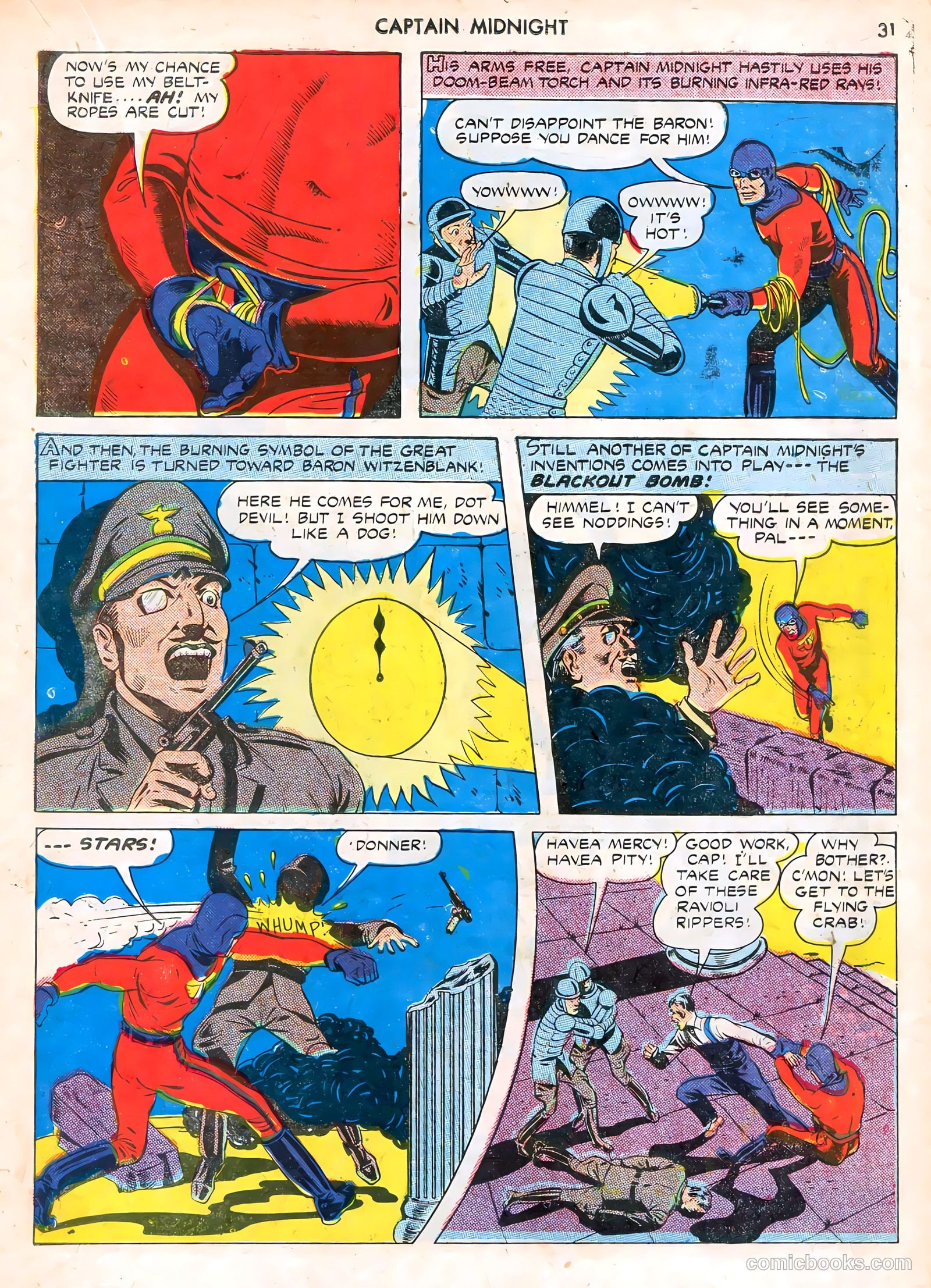 Captain Midnight #12 — page 31 of 68
