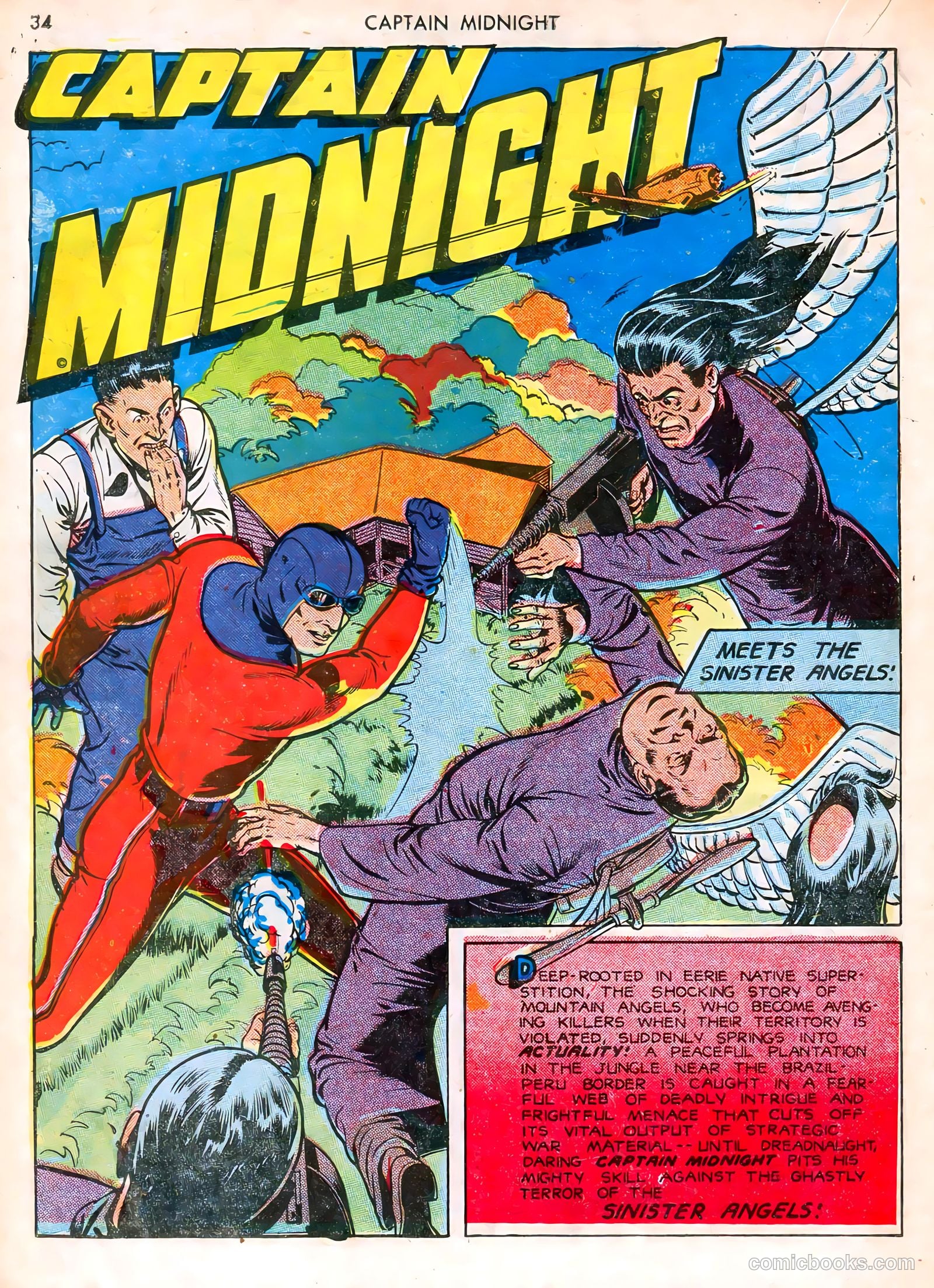 Captain Midnight #12 — page 34 of 68
