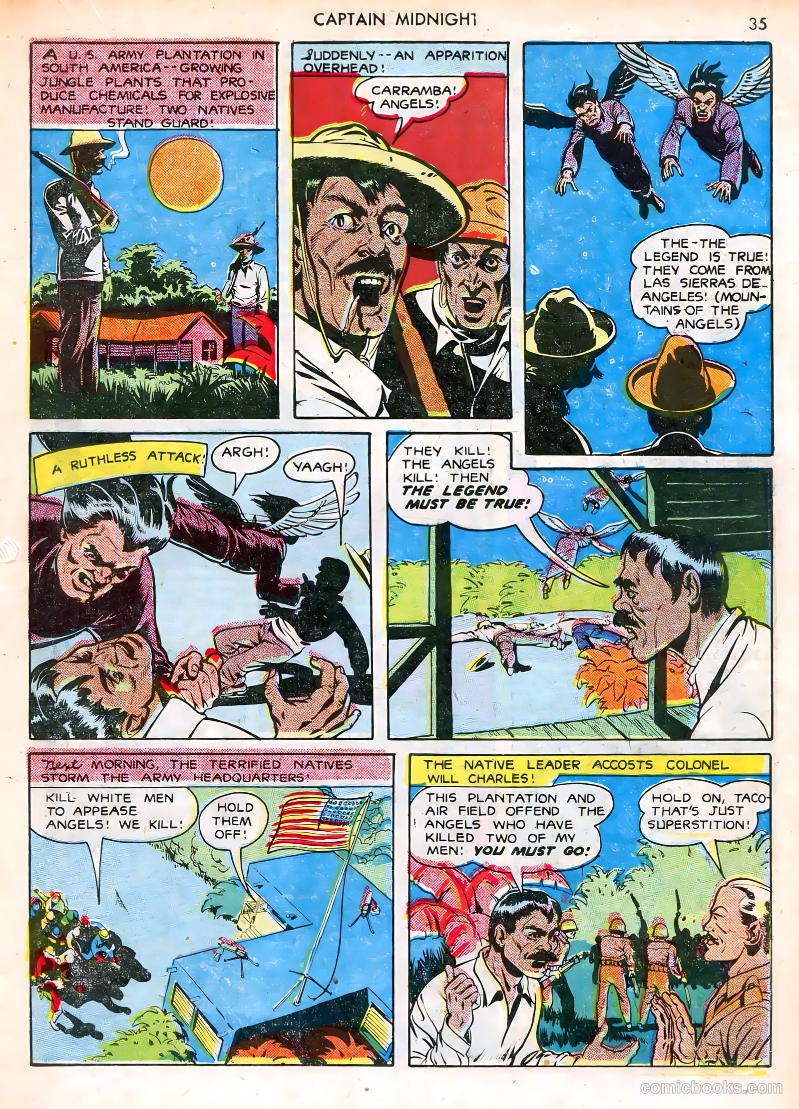 Captain Midnight #12 — page 35 of 68