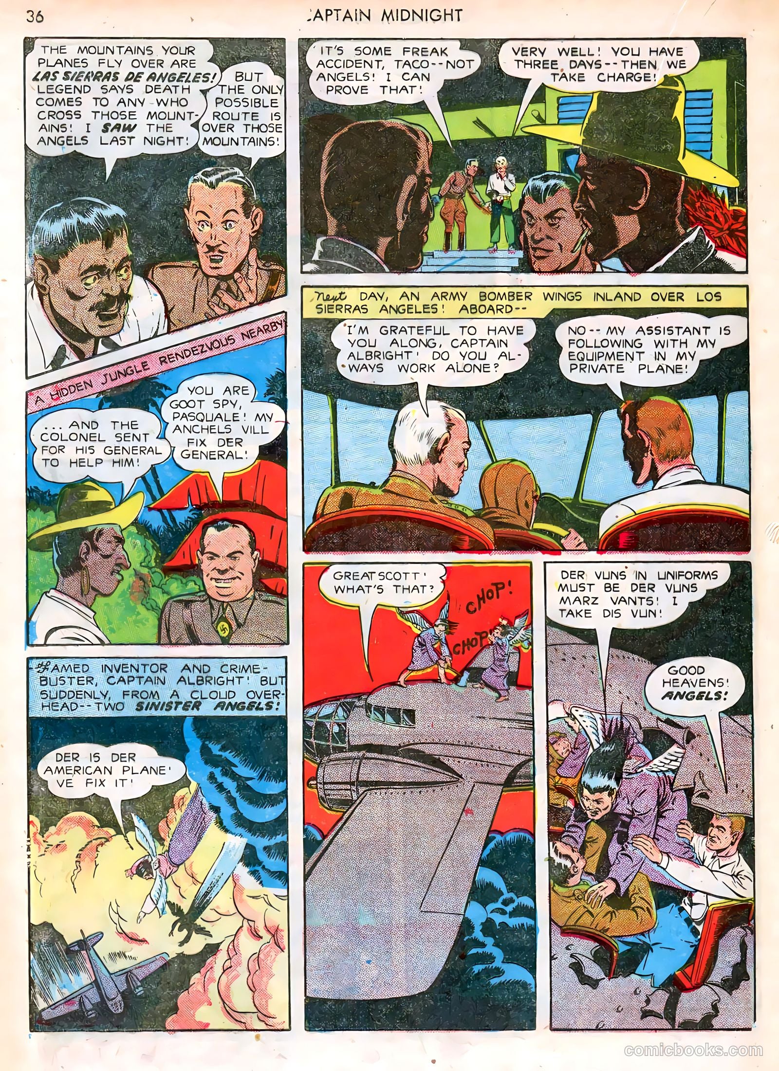 Captain Midnight #12 — page 36 of 68