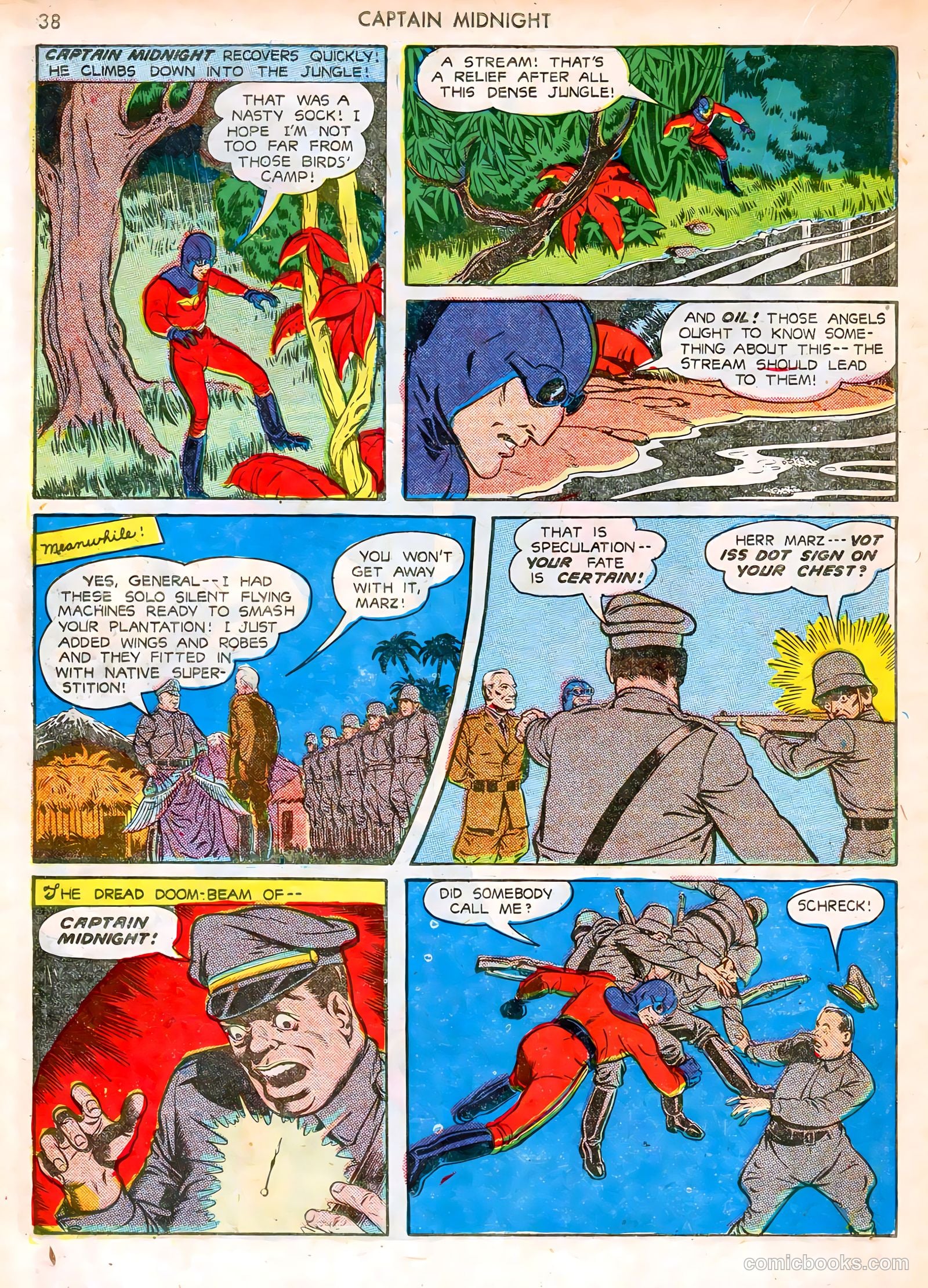 Captain Midnight #12 — page 38 of 68