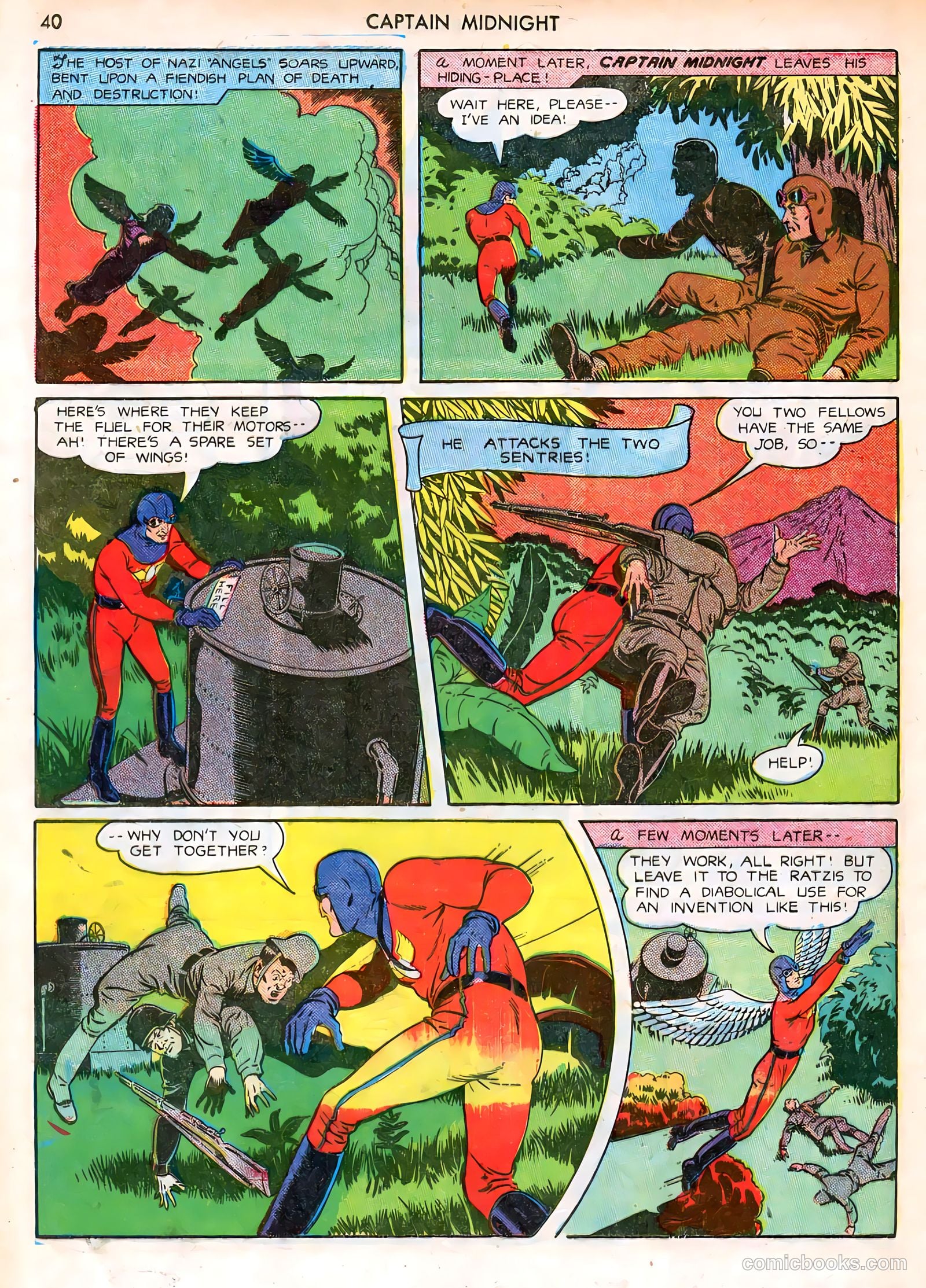 Captain Midnight #12 — page 40 of 68