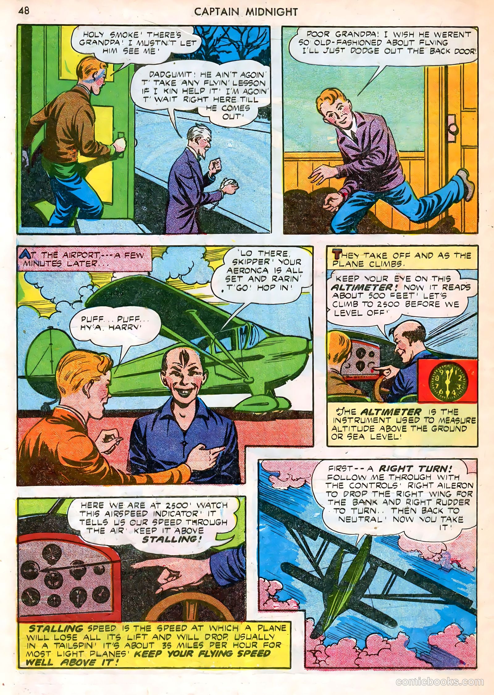 Captain Midnight #12 — page 48 of 68
