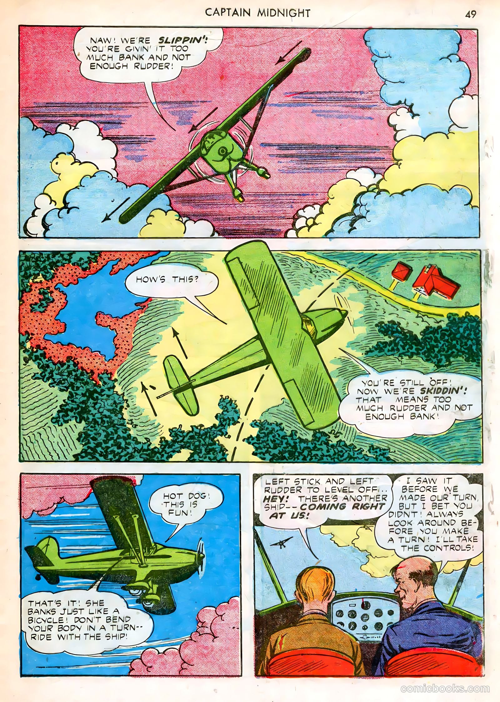 Captain Midnight #12 — page 49 of 68