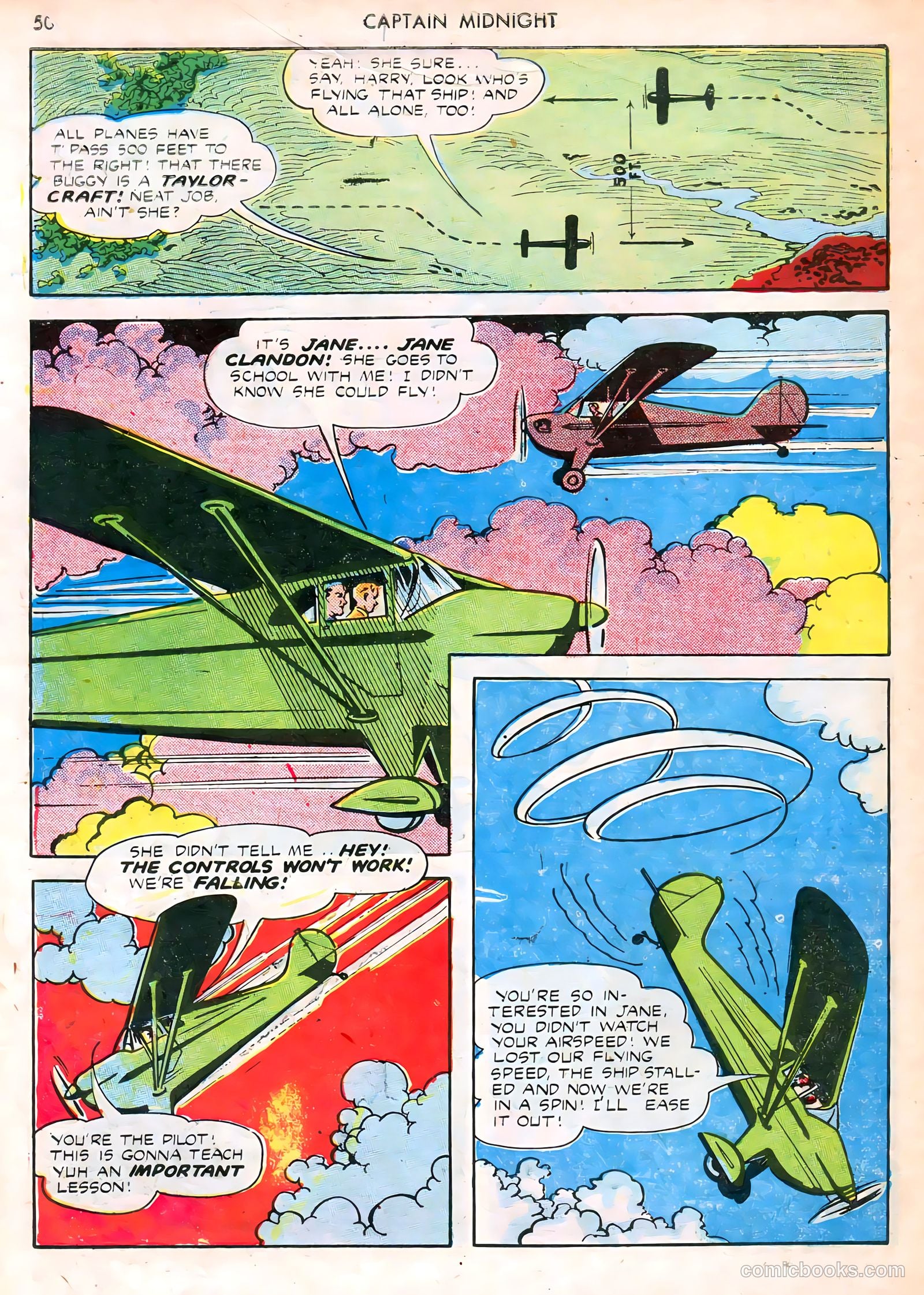 Captain Midnight #12 — page 50 of 68