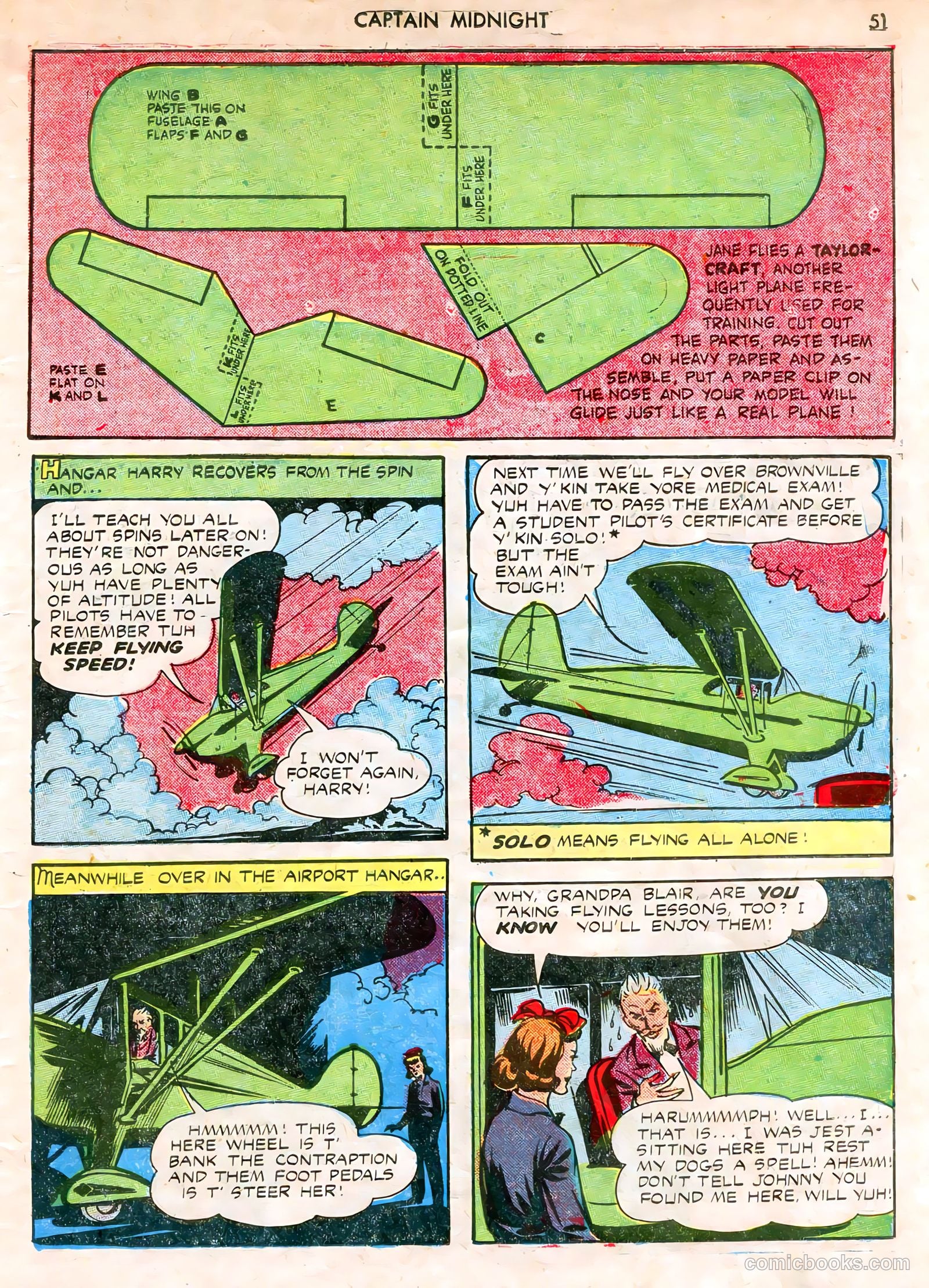 Captain Midnight #12 — page 51 of 68