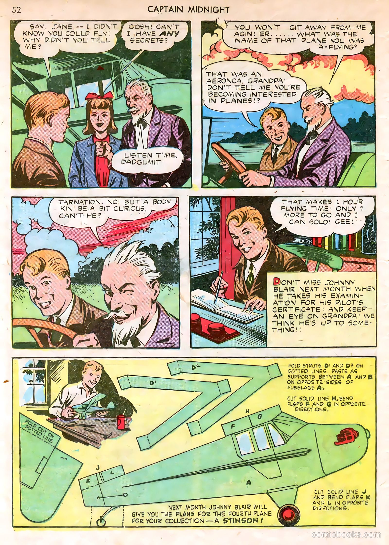 Captain Midnight #12 — page 52 of 68