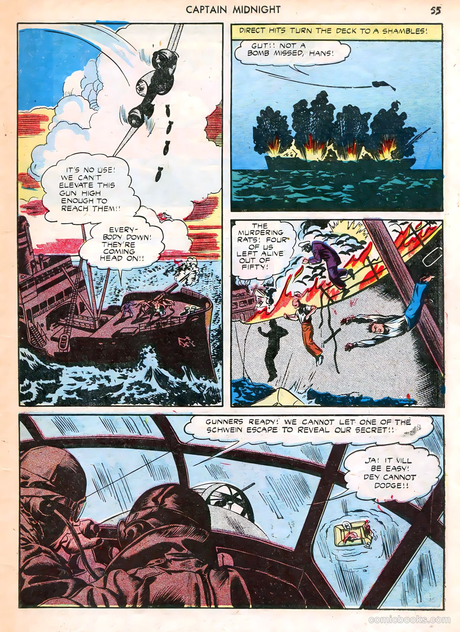 Captain Midnight #12 — page 55 of 68