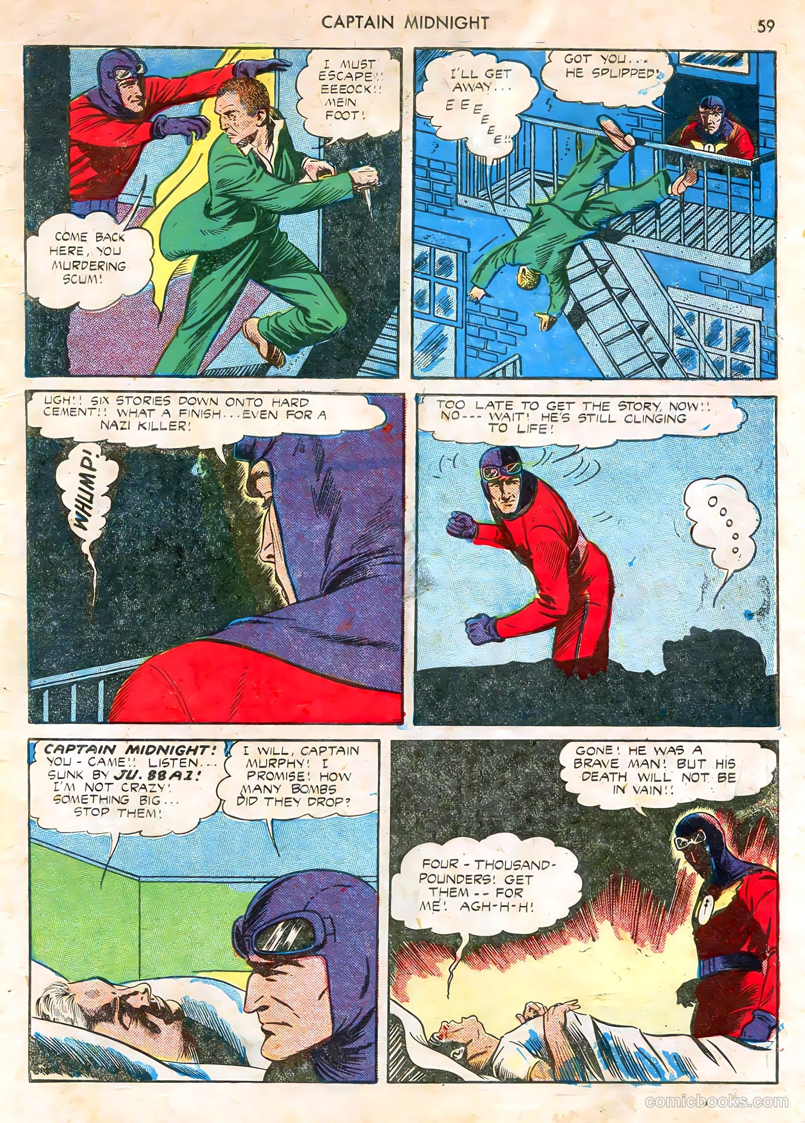 Captain Midnight #12 — page 59 of 68