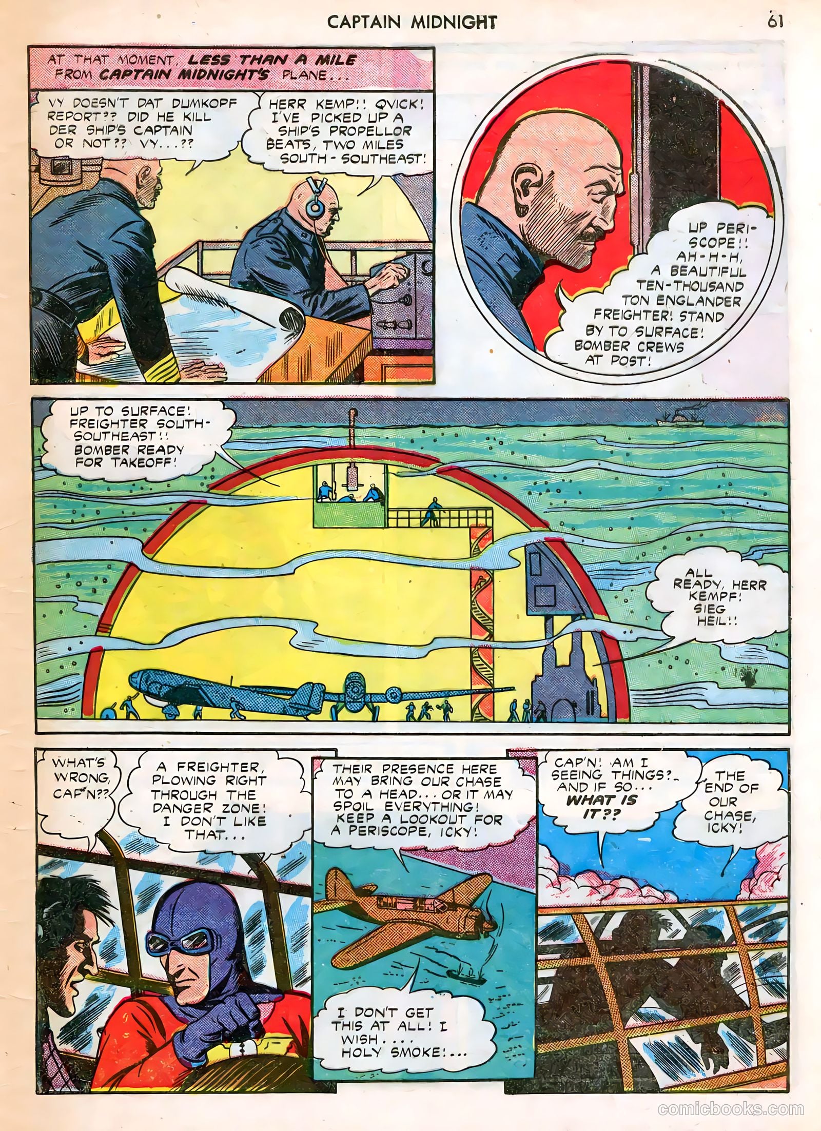 Captain Midnight #12 — page 61 of 68