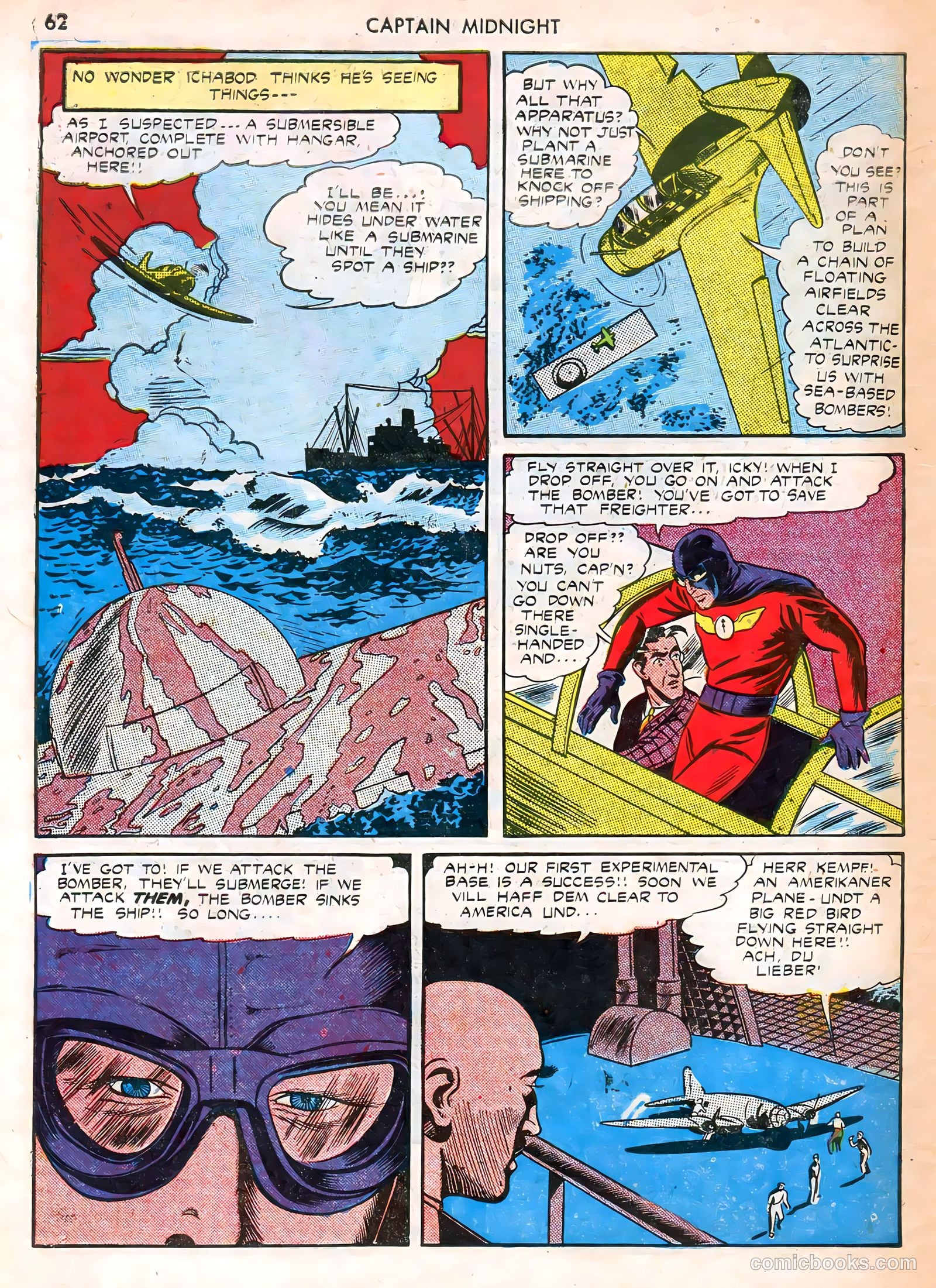 Captain Midnight #12 — page 62 of 68